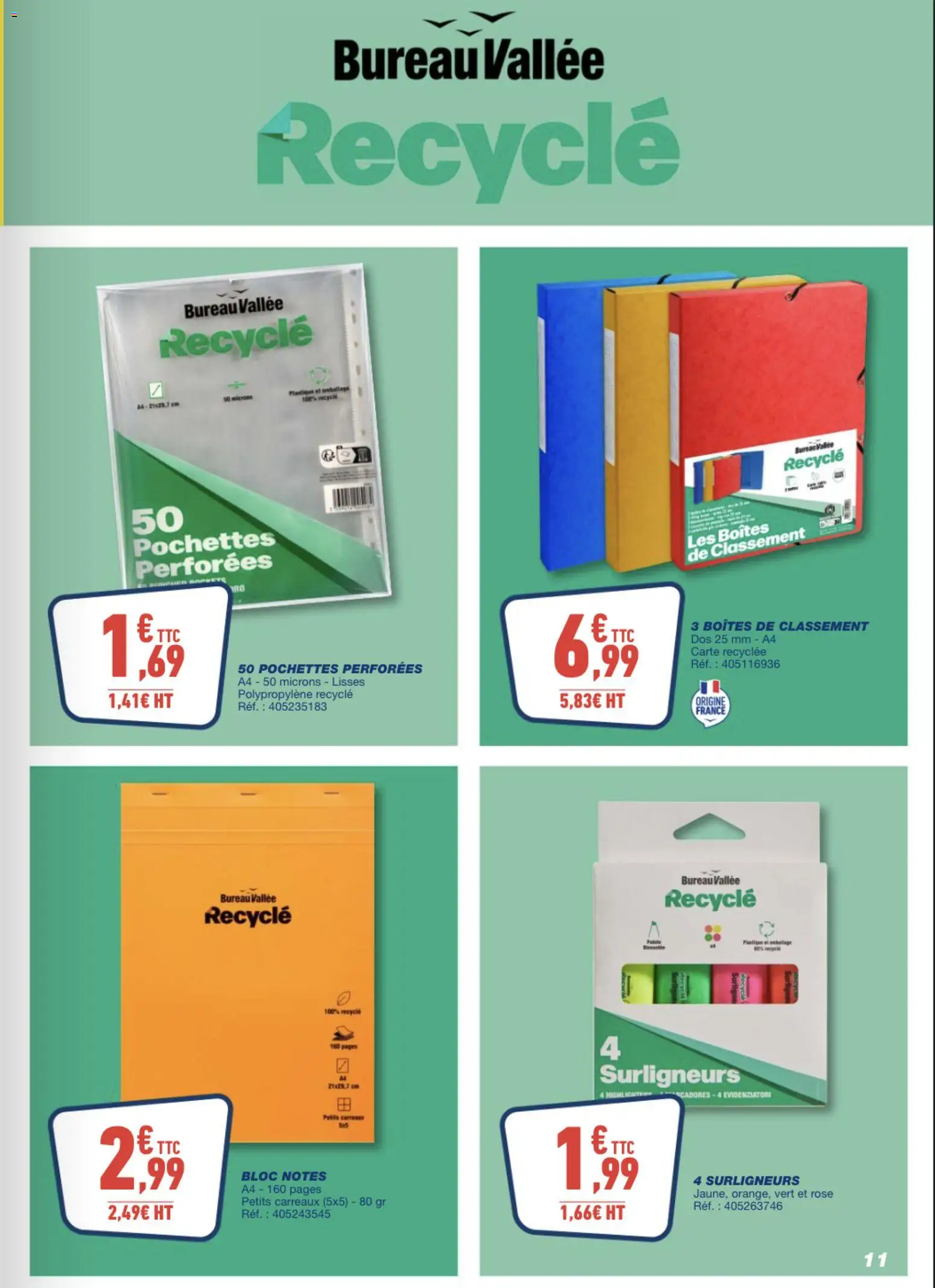 Bureau Vallée catalogue Catalogue in France