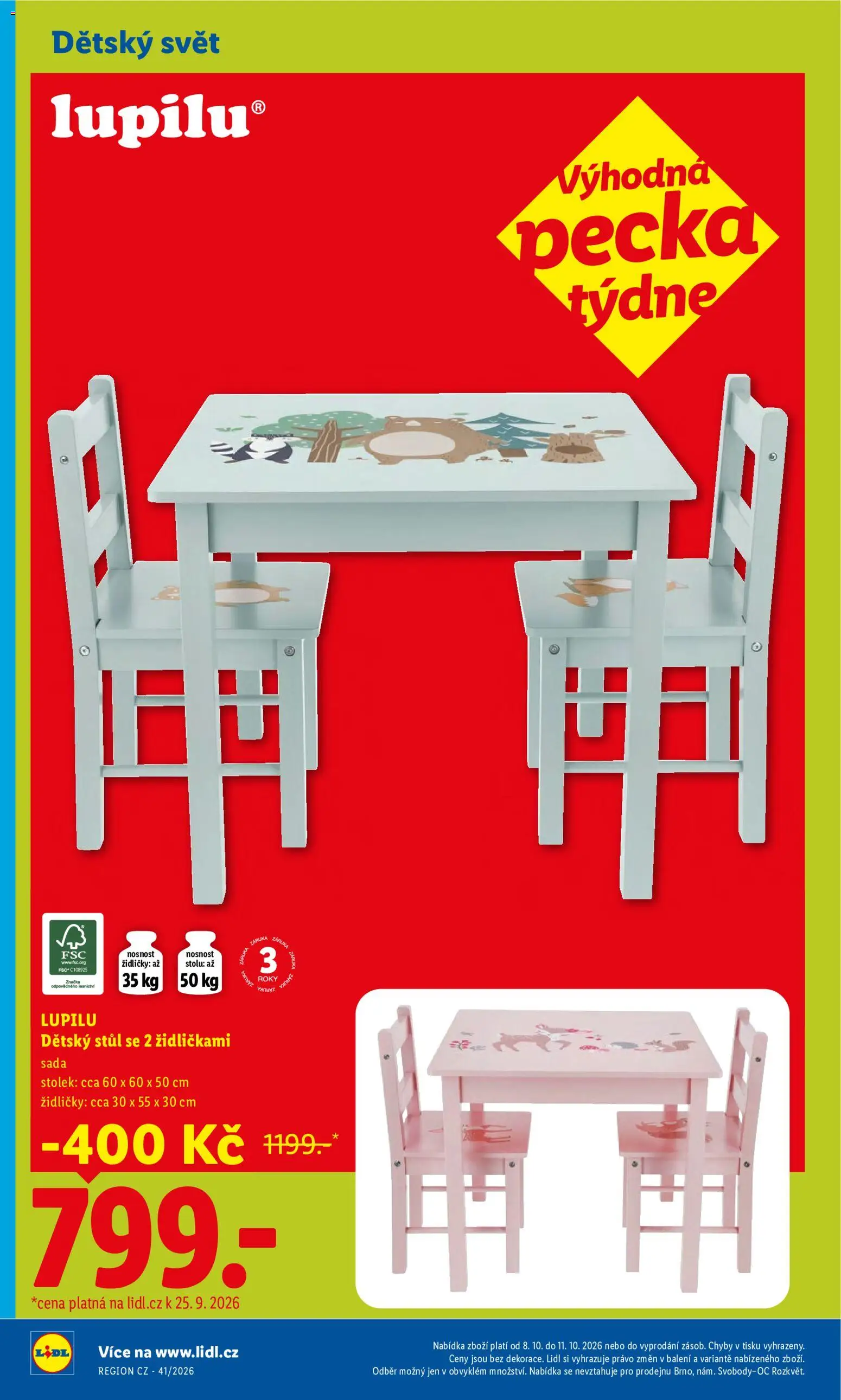 Lidl leták Leták in Česko