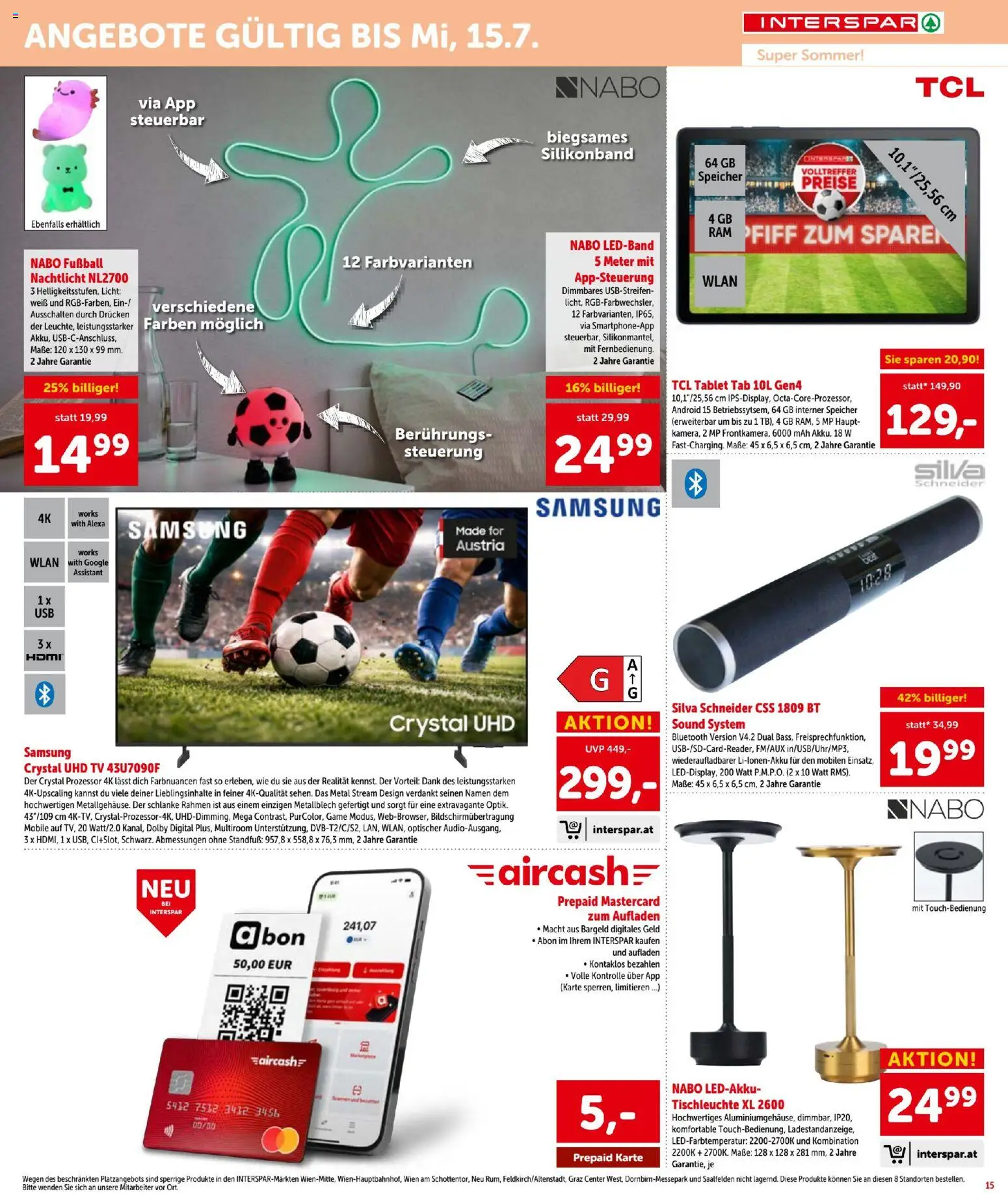 Die besten Angebote | Interspar - Flugblatt ab 25.06.2026 | - Jetzt stöbern! | Österreich