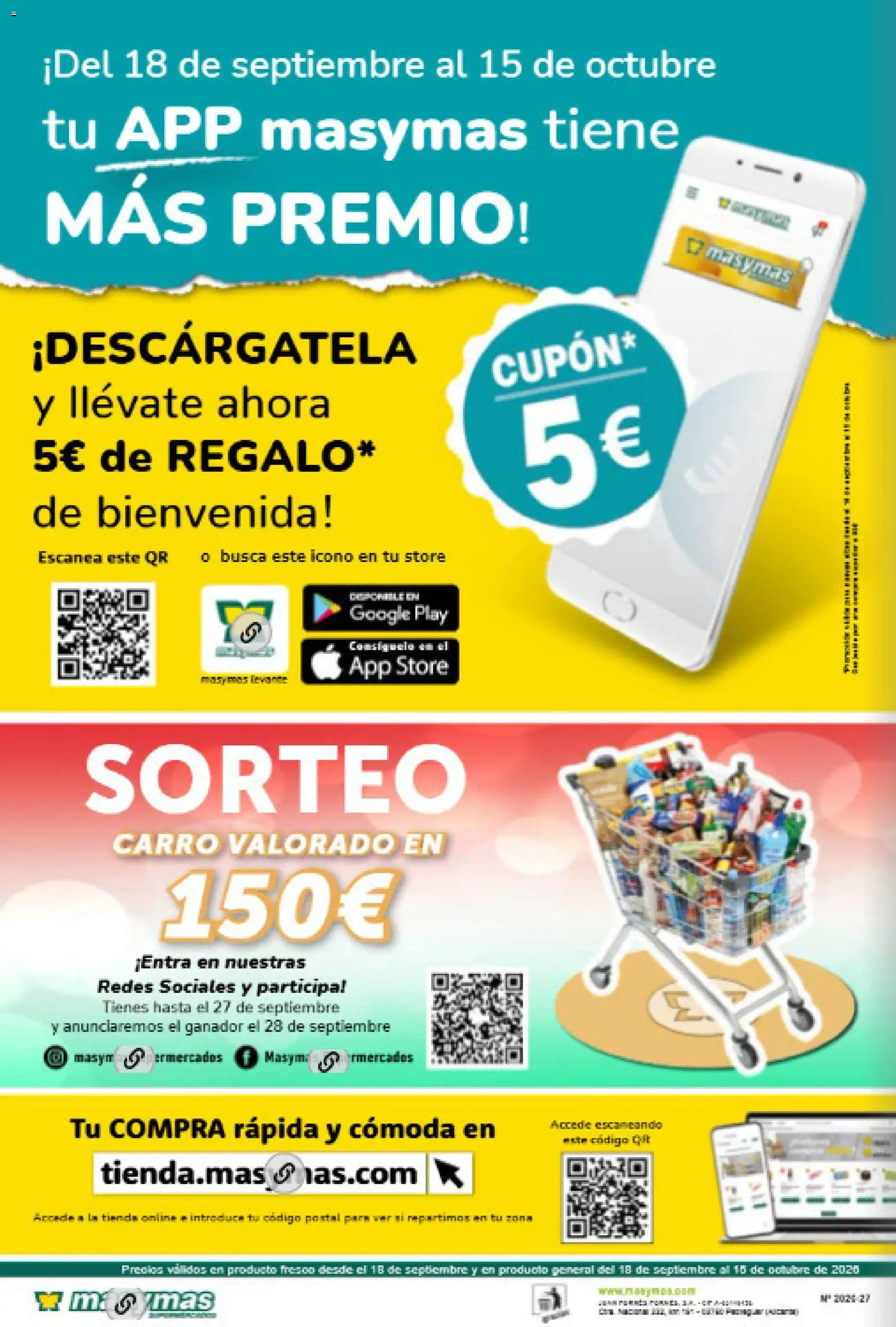 Masymas folleto Folleto in España