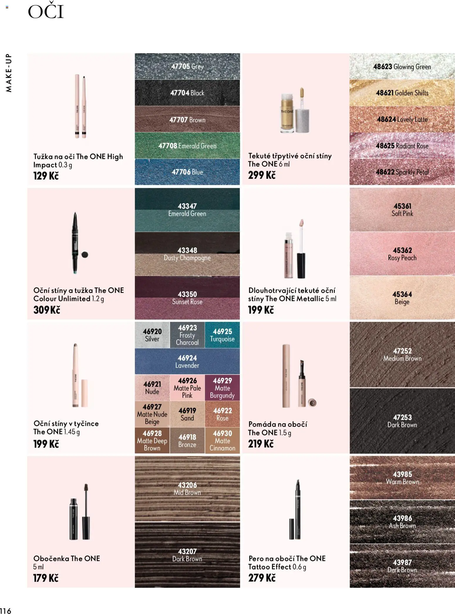 Oriflame katalog Novage+ Proceuticals Leták in Česko