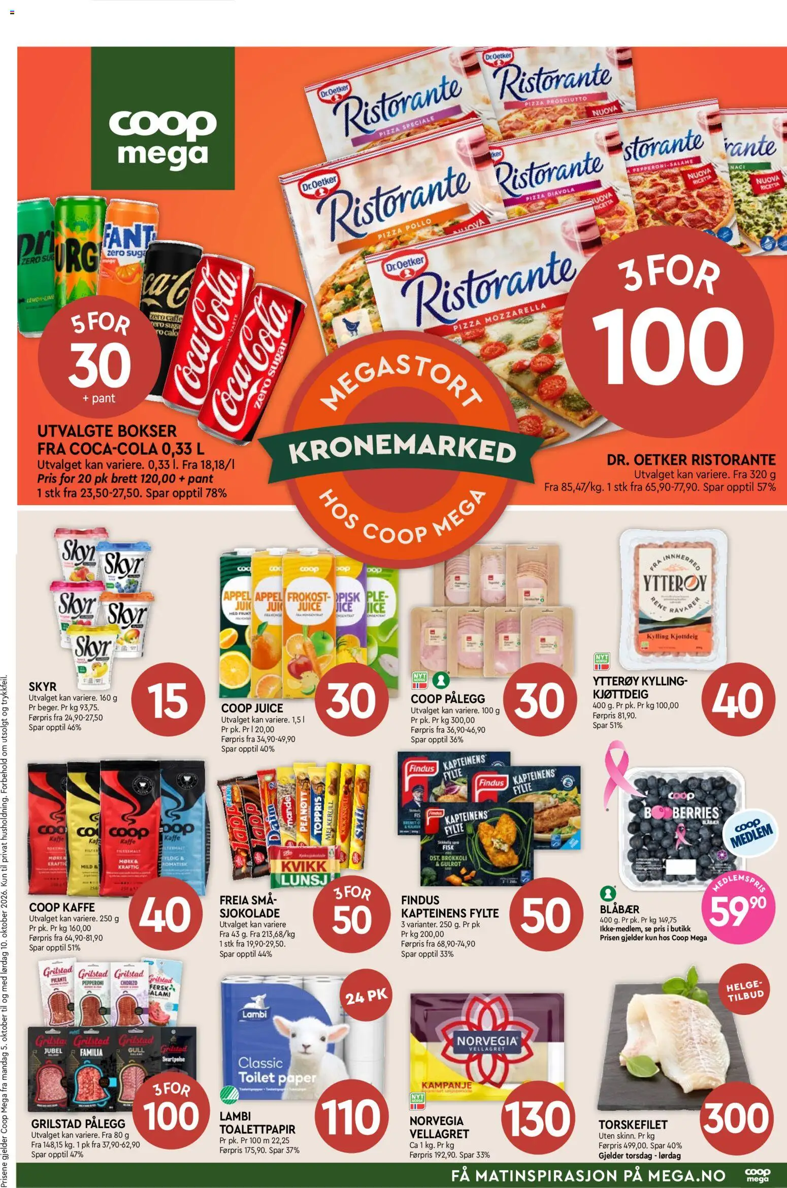 Coop Mega kundeavis Kundeavis in Norge