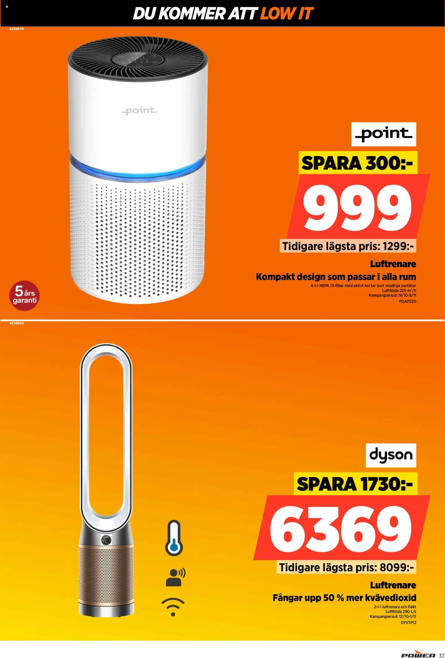 Power erbjudanden Reklamblad in Sverige