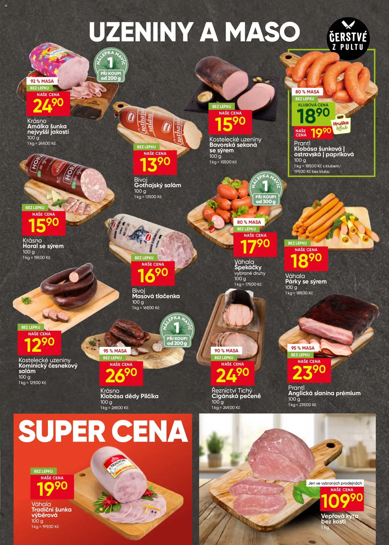 Hruška leták Leták in Česko