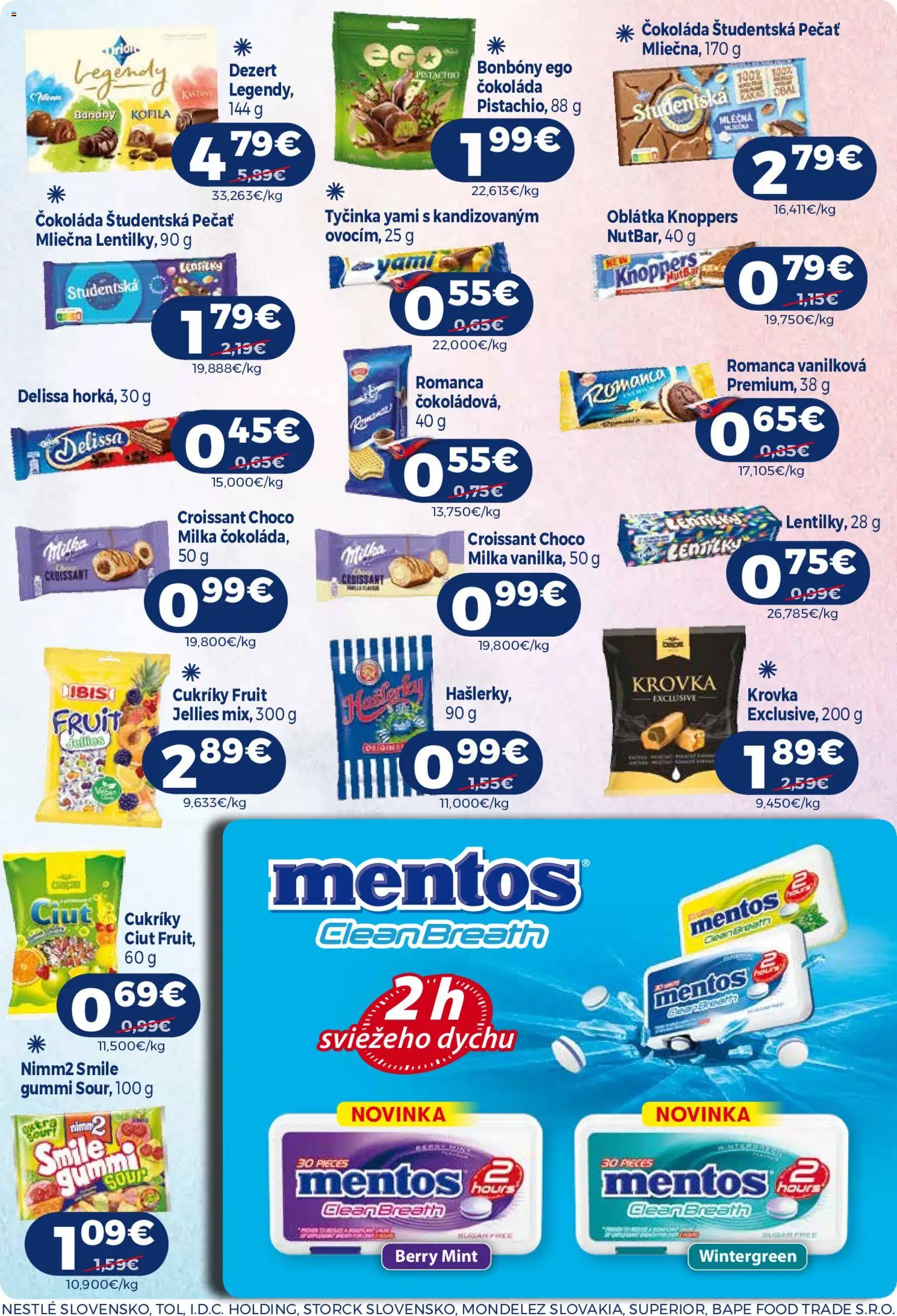 Milk Agro leták Leták in Slovensko