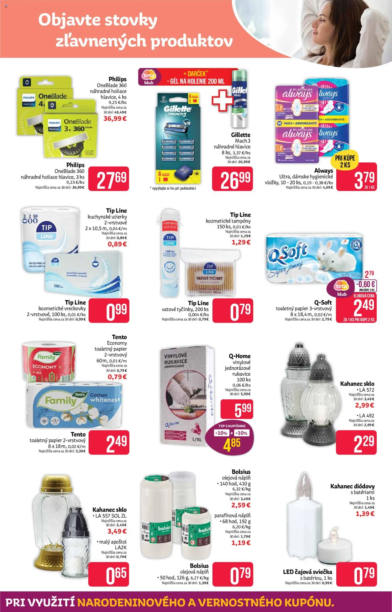 Teta drogerie leták Leták in Slovensko