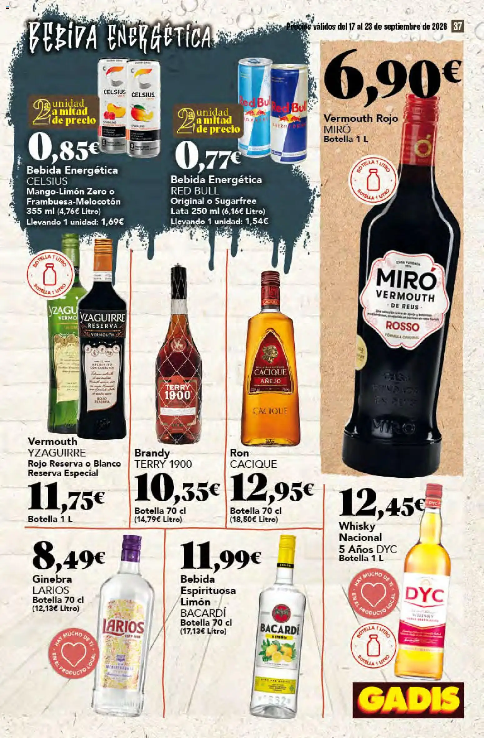 Gadis folleto Folleto in España