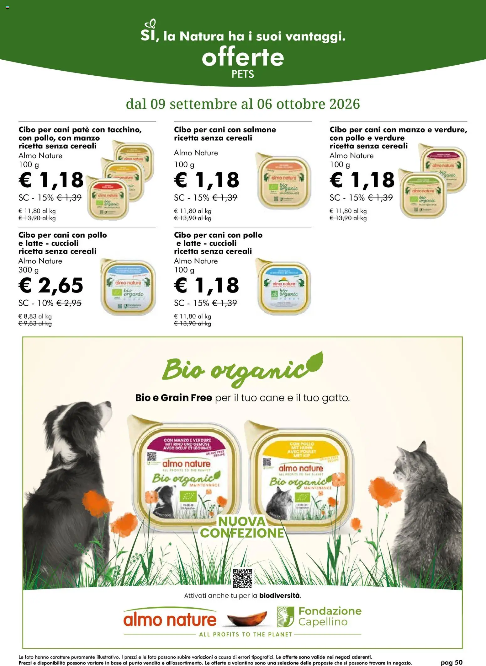 Natura Sì volantino Volantino in Italy