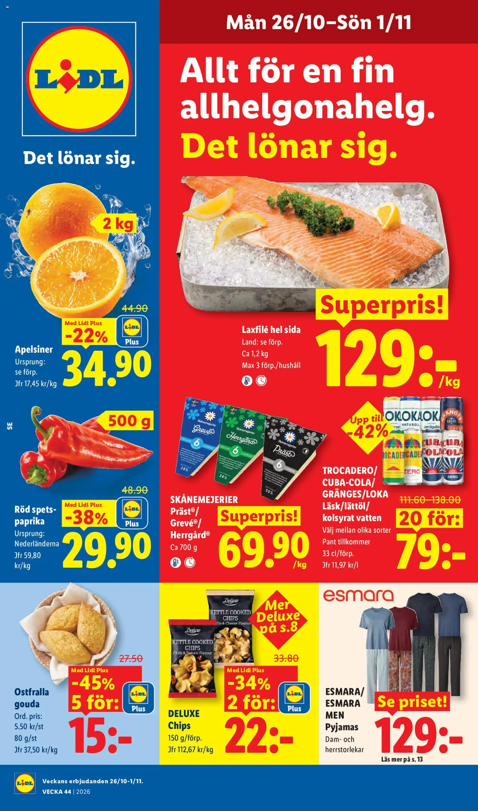 Lidl erbjudanden Reklamblad in Sverige