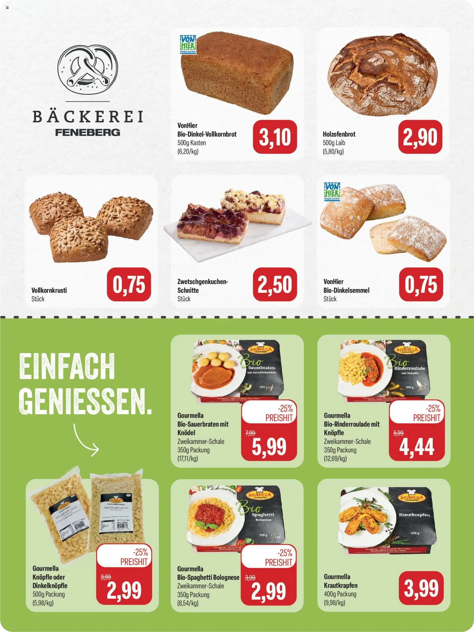 Feneberg Angebote Prospekt in Deutschland