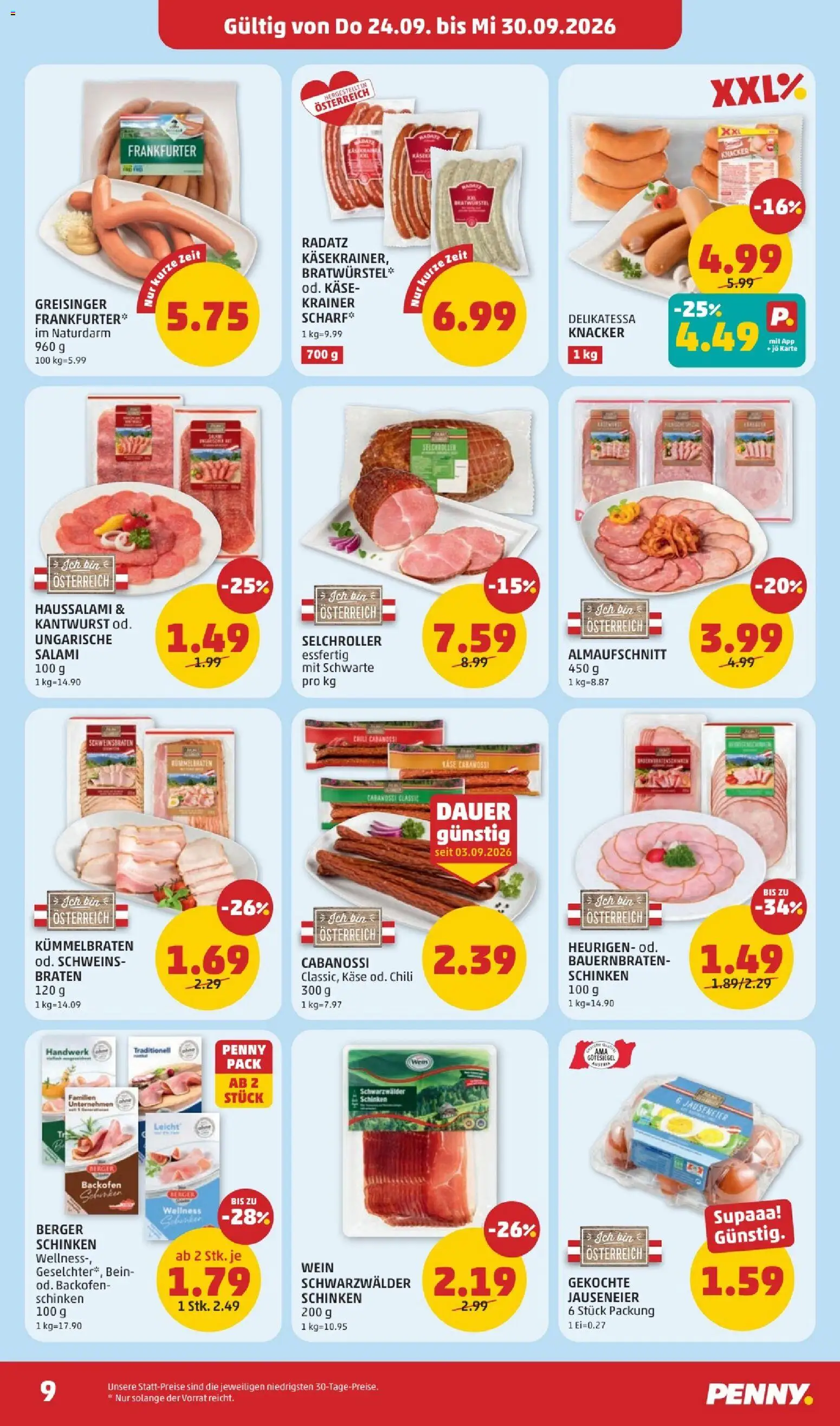 Penny Markt - Flugblatt Flugblatt in Österreich