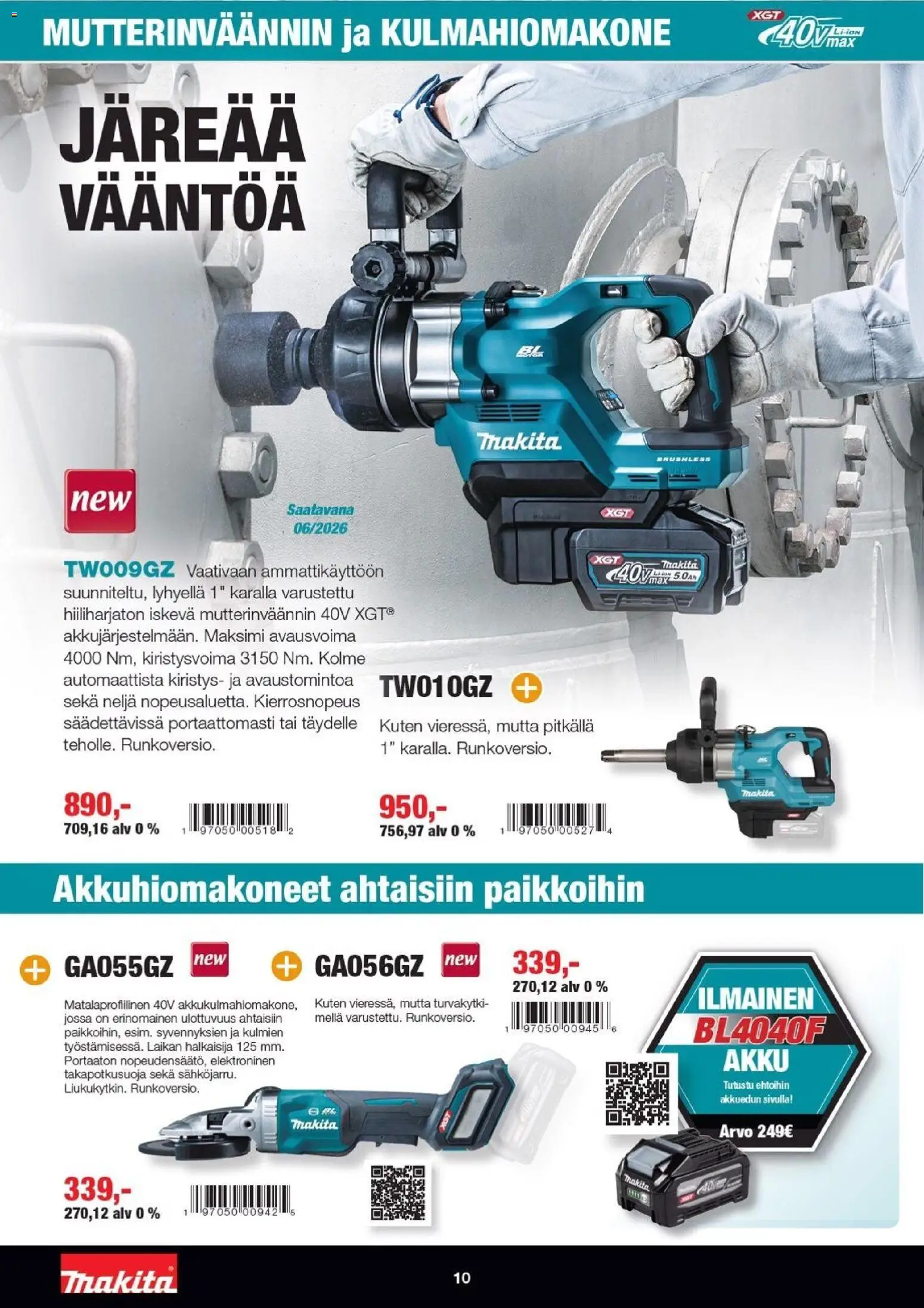 🛍️ Makita tarjoukset alkaen 01/01/2026 » Katso huipputarjoukset ja säästä jo tänään! 💰 | Suomi