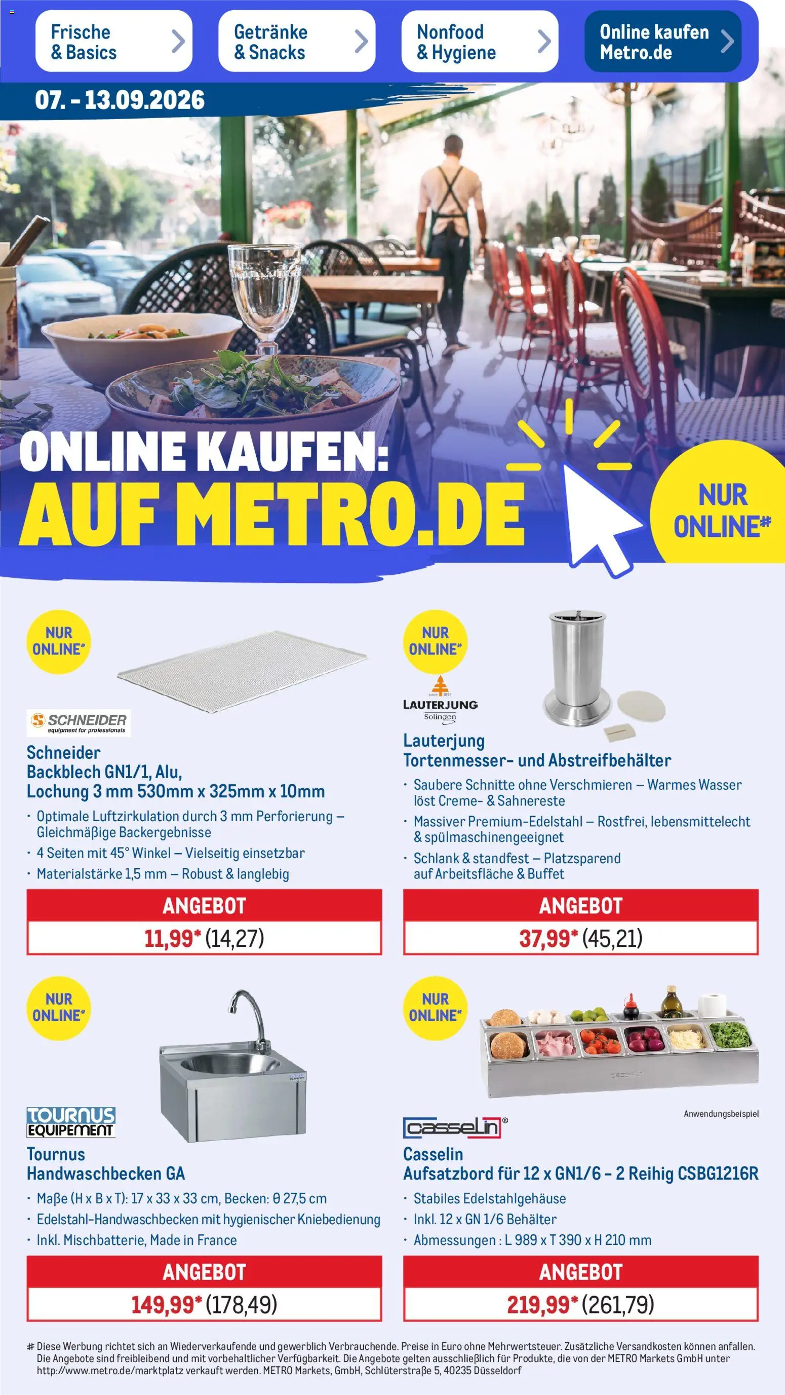 Metro Prospekt Prospekt in Deutschland