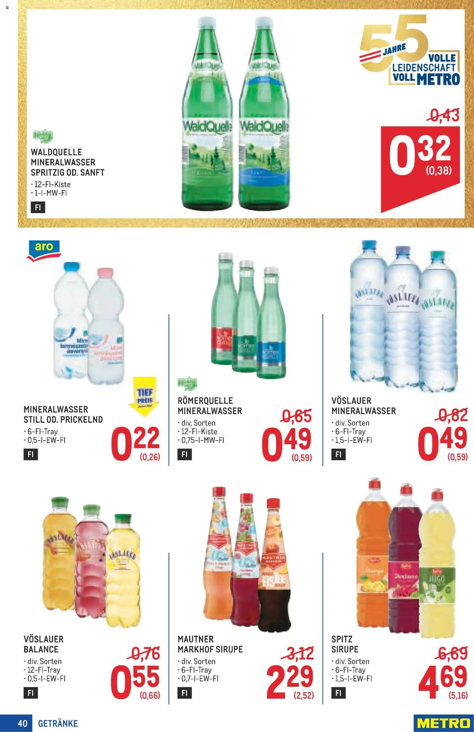 Metro angebote Profi Flugblatt in Österreich