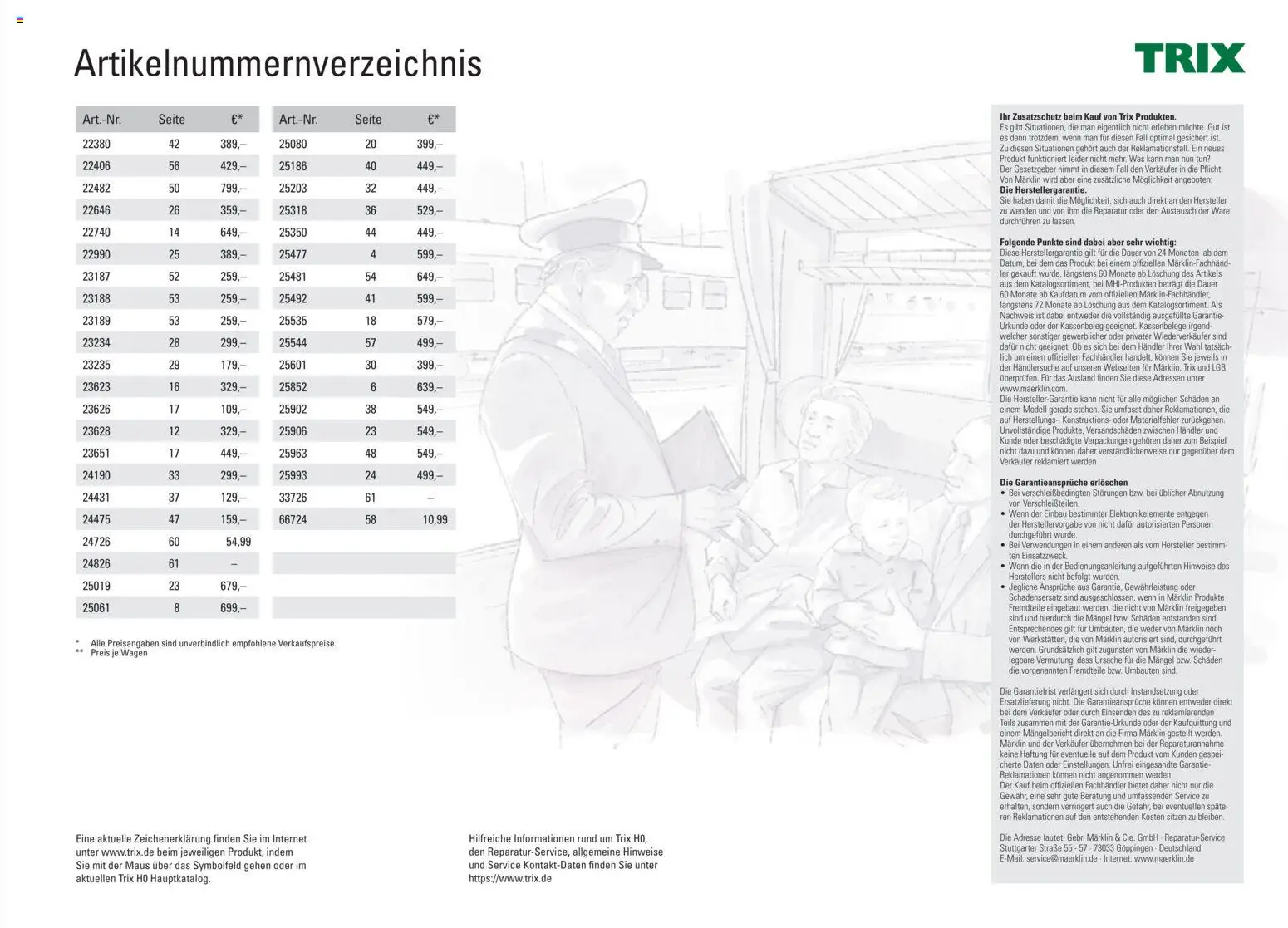 Conrad Trix Katalog Prospekt in Deutschland
