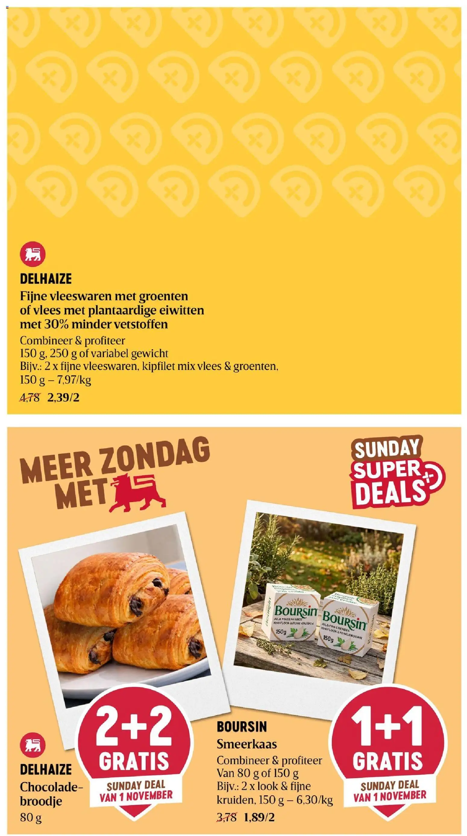 Delhaize folder Folder in België