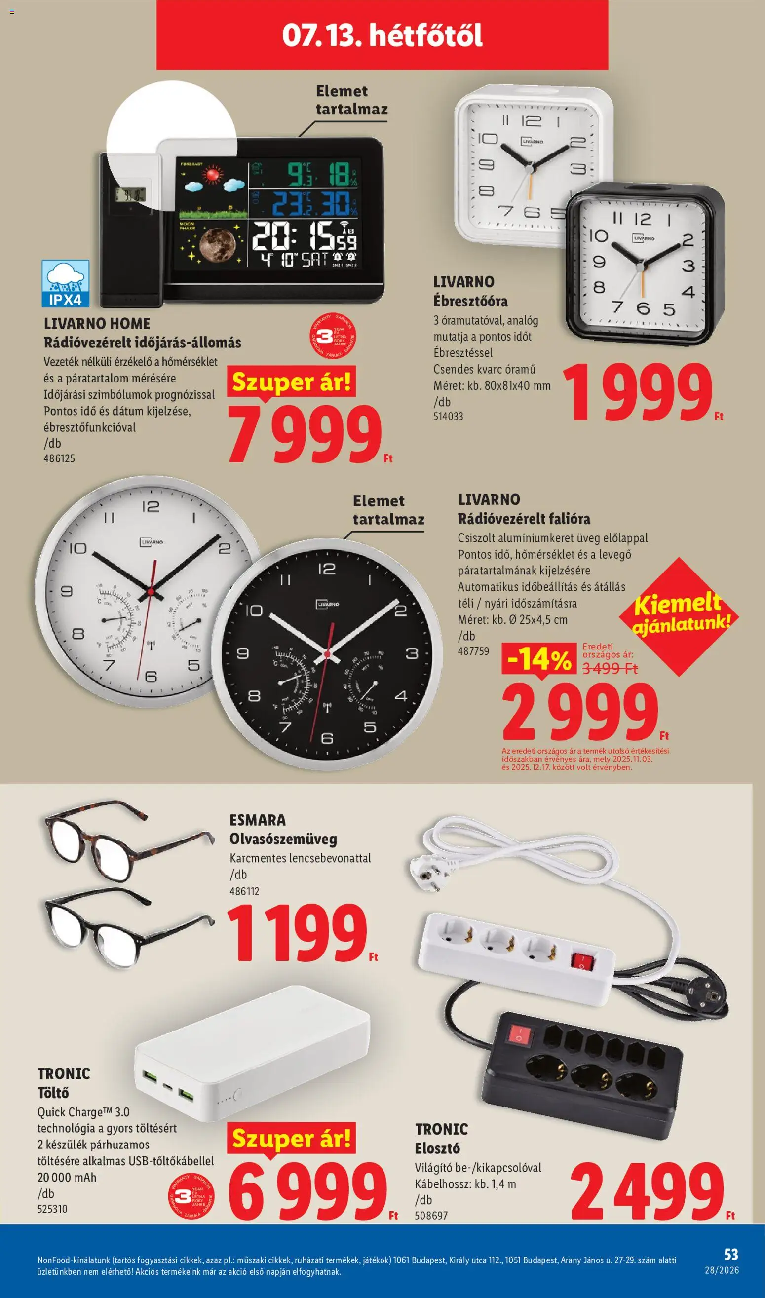 Lidl Akciós Újság 2026.07.09.-tól/töl - fantasztikus ajánlatokat! 🛍️ | Magyarország