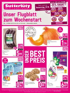 Sutterlüty Sutterlüty Flugblatt