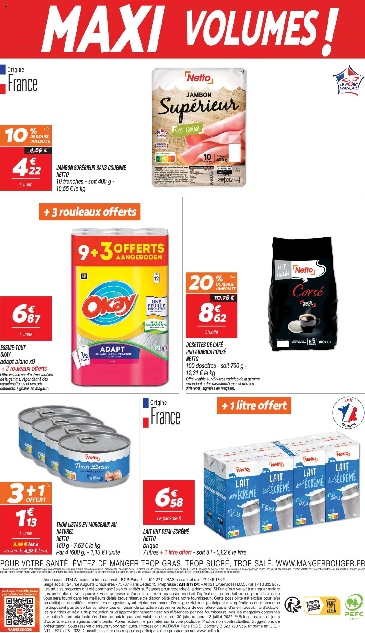 Les promos Netto débarquent le 30/06/2026 ! 🤯💰 | France