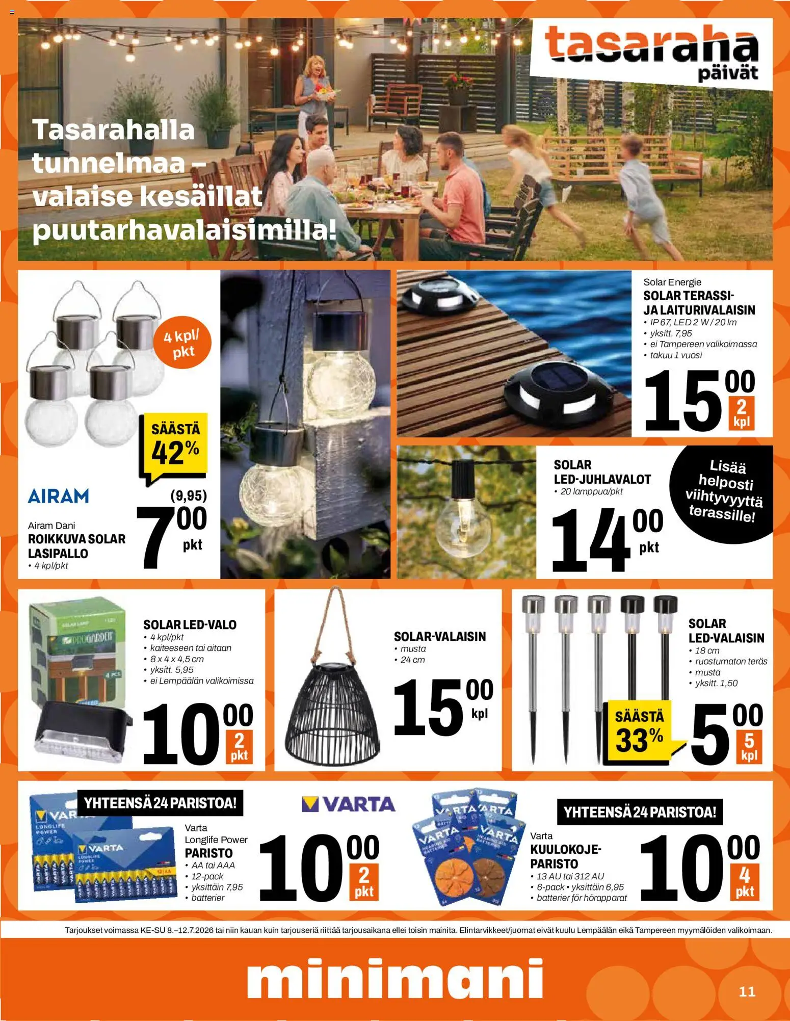 🛍️ Minimani tarjoukset alkaen 08/07/2026 » Katso huipputarjoukset ja säästä jo tänään! 💰 | Suomi