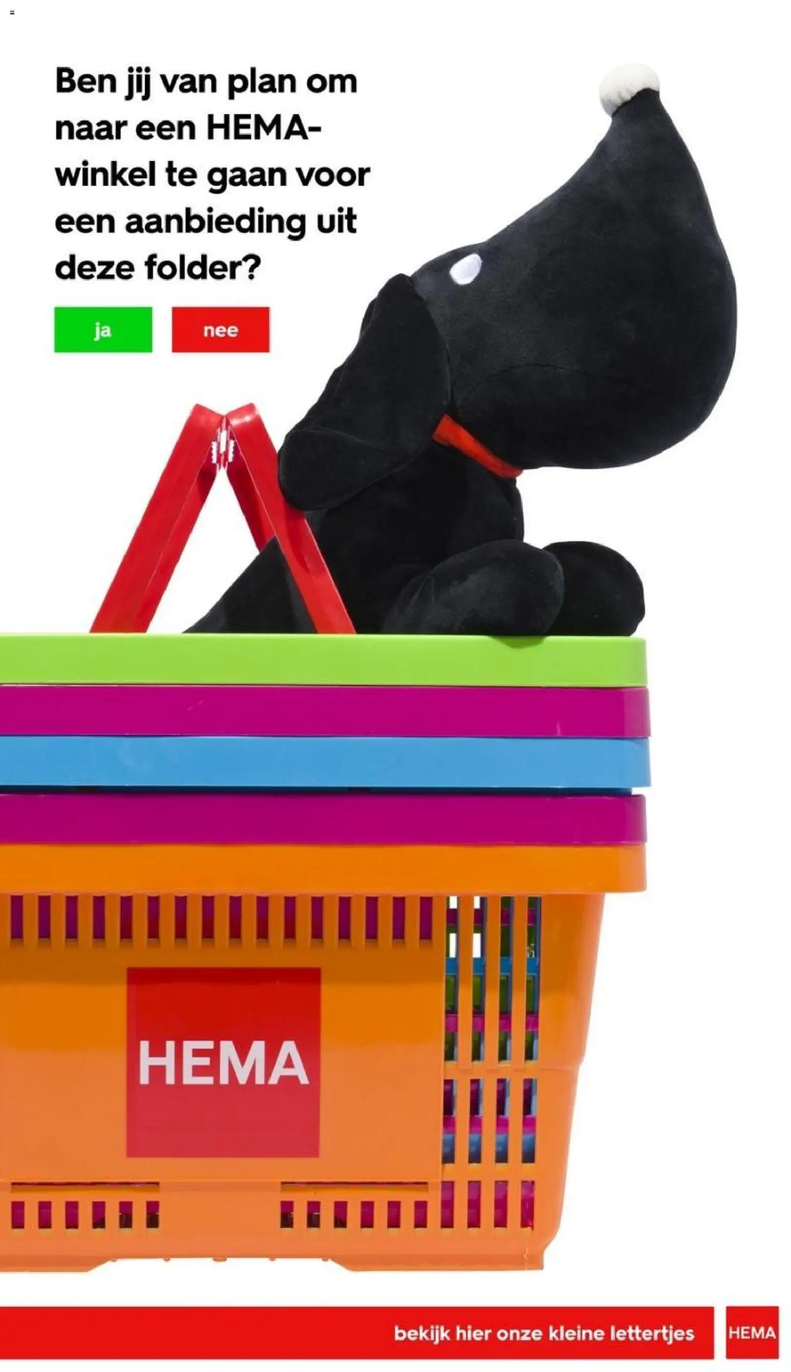 Hema folder Folder in Nederland