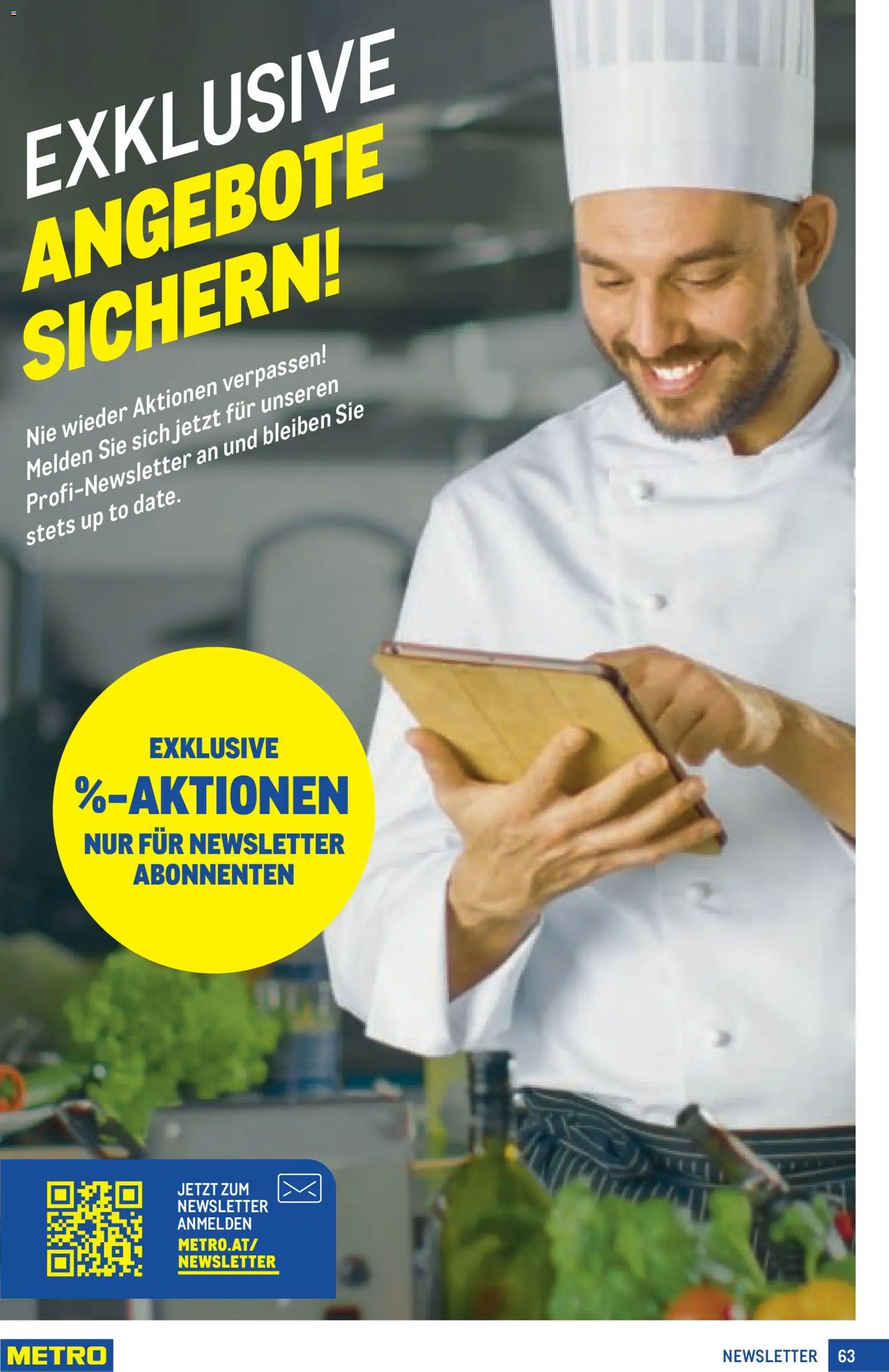 Metro angebote Profi Flugblatt in Österreich
