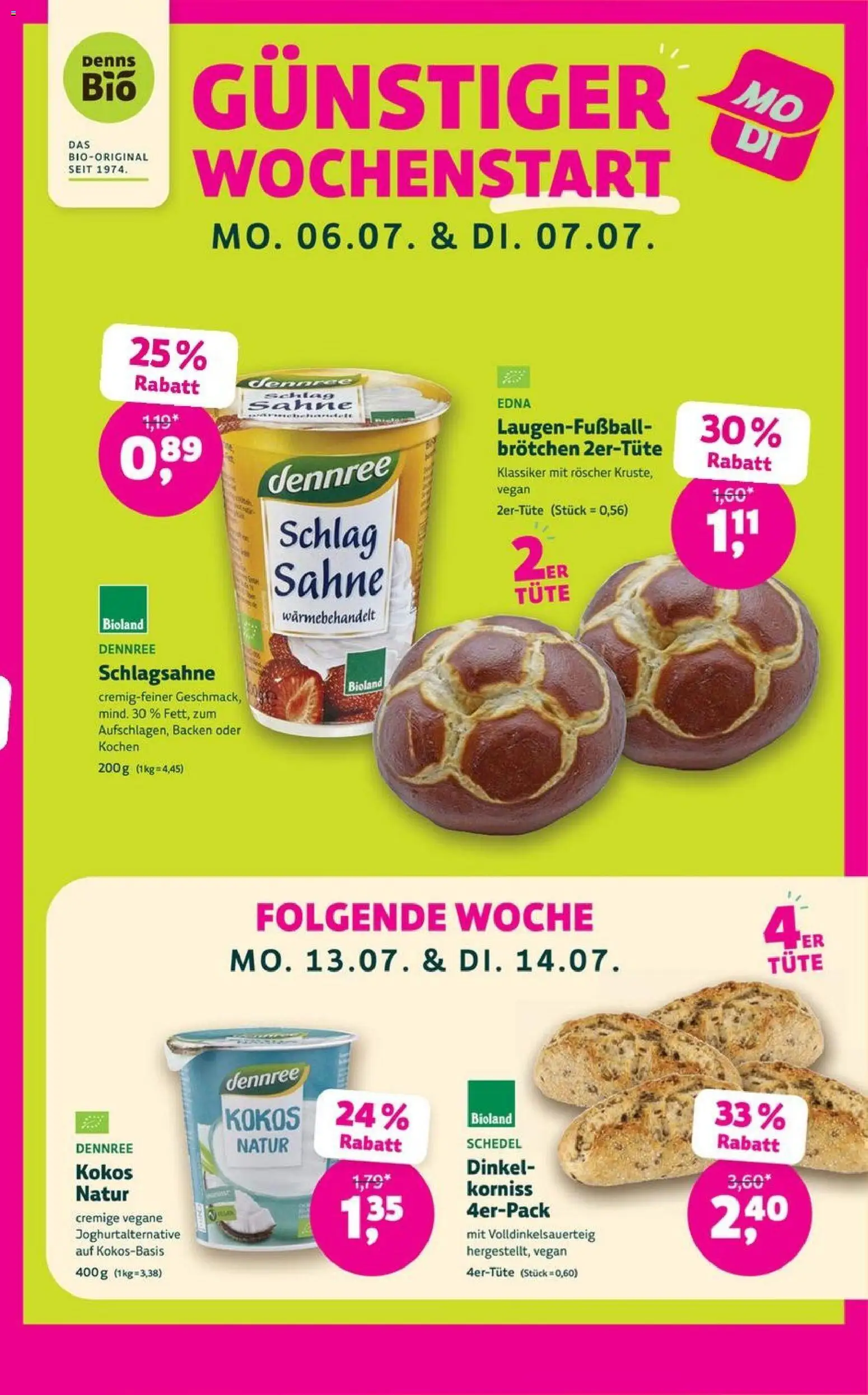 Denns BioMarkt Angebote | 01.07.2026 | Wie erhält man einen begrenzten Rabatt? | Deutschland