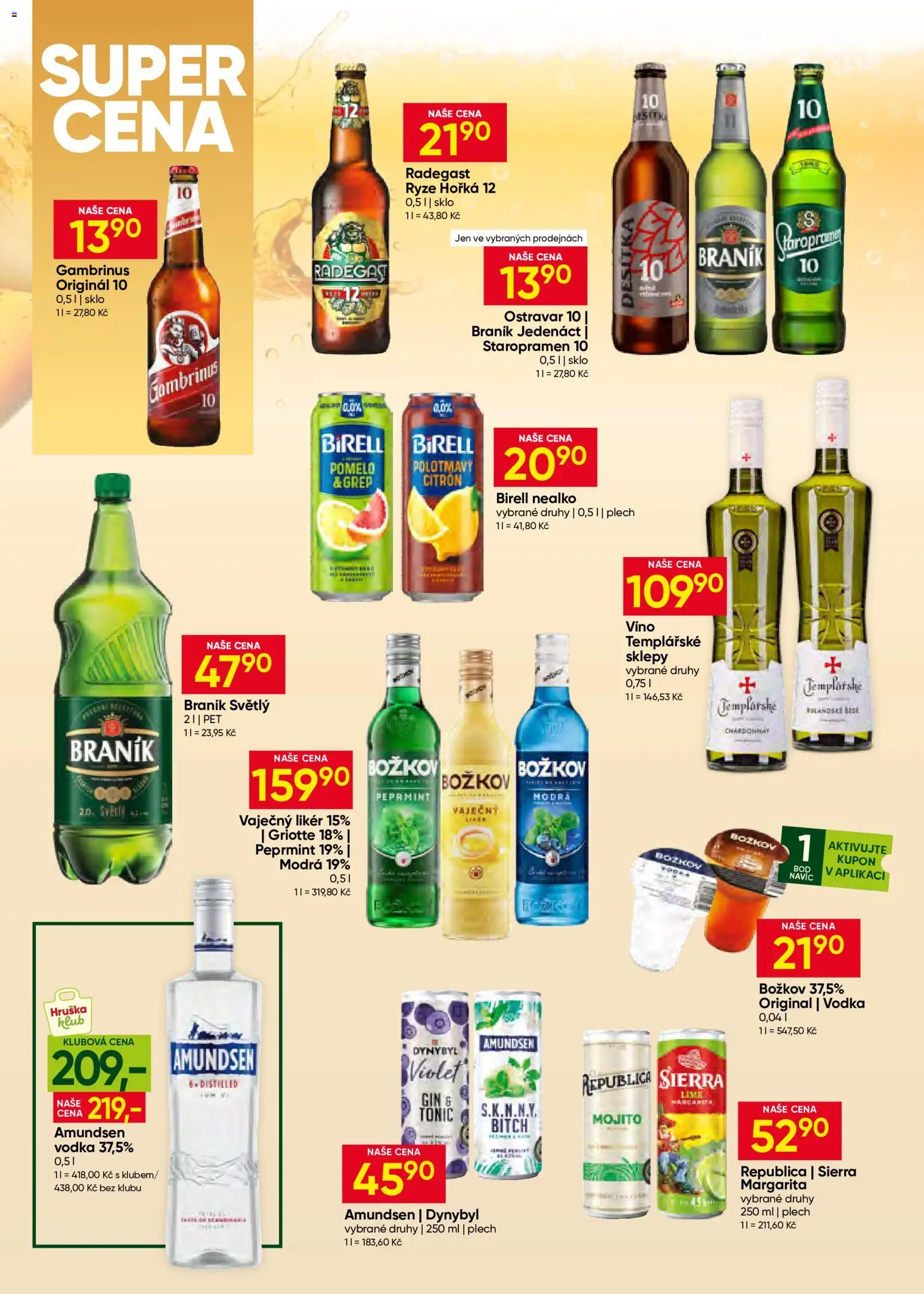 Hruška leták Leták in Česko