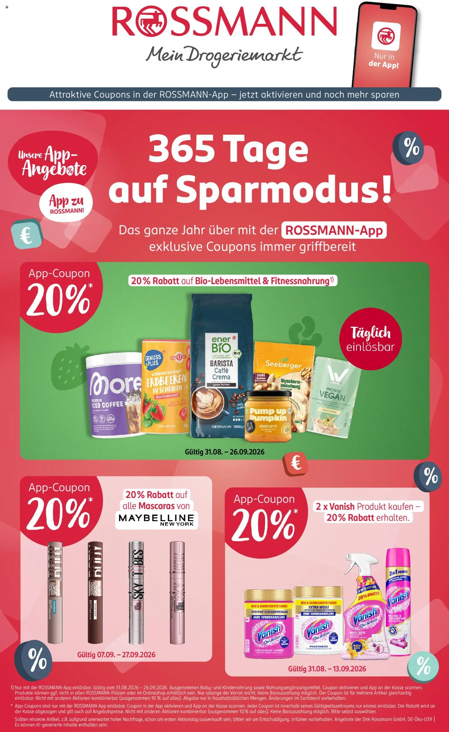 Rossmann App-Angebote Prospekt in Deutschland