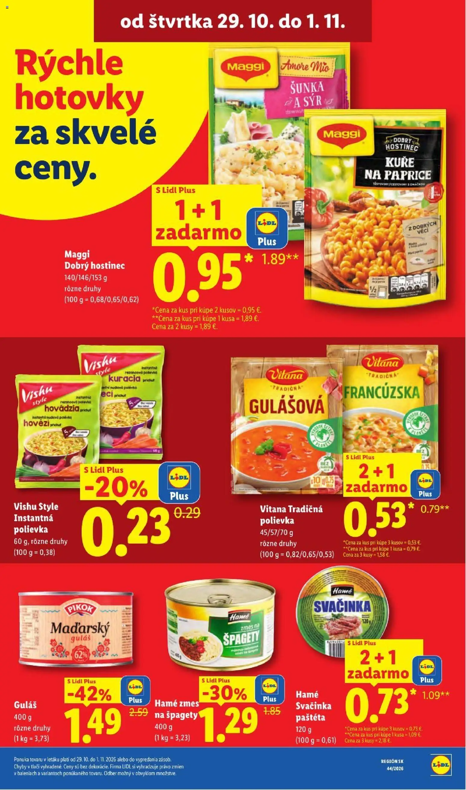 Lidl leták Leták in Slovensko