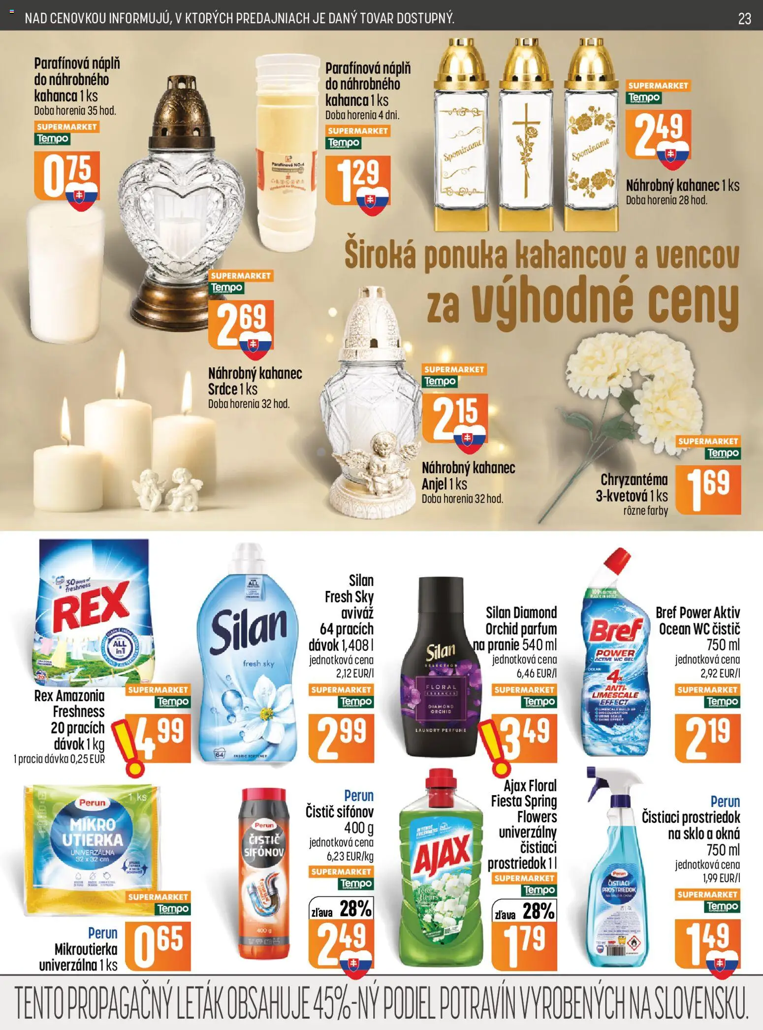 COOP Jednota leták Leták in Slovensko