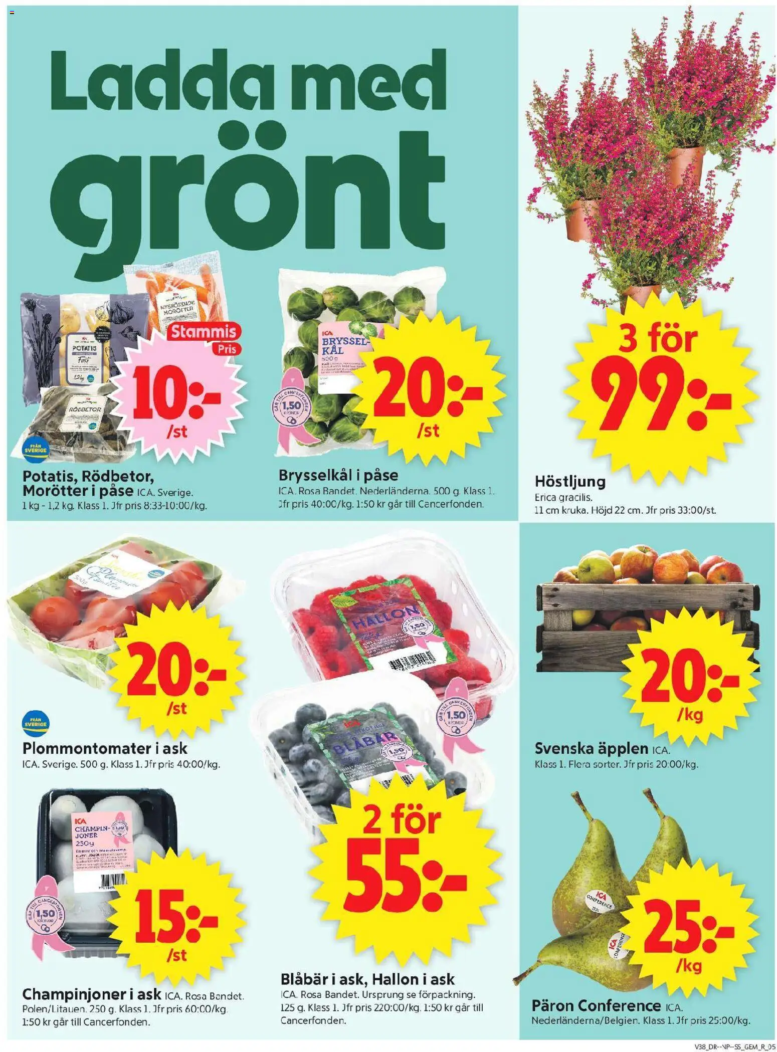 ICA Supermarket erbjudanden Reklamblad in Sverige