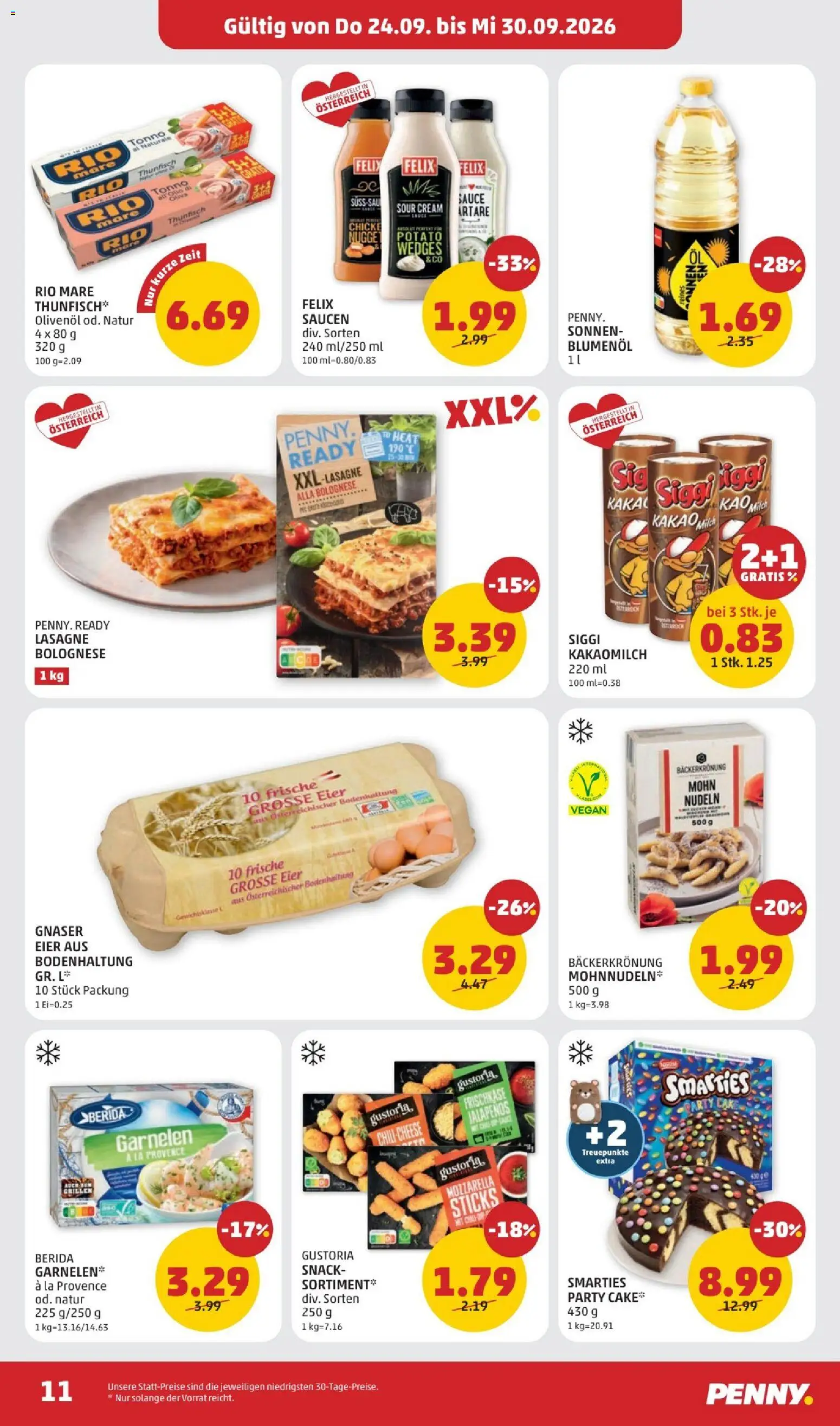Penny Markt - Flugblatt Flugblatt in Österreich