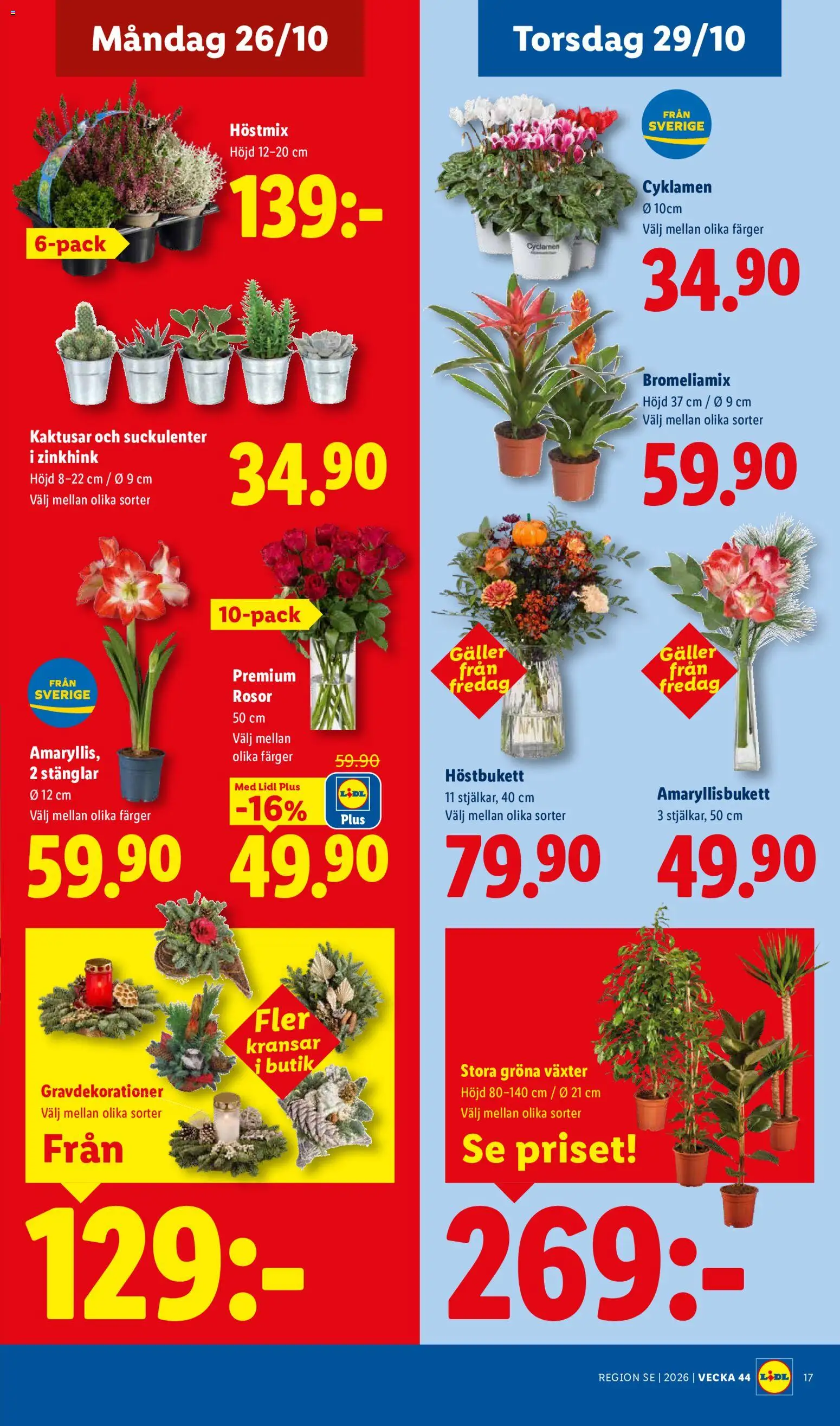 Lidl erbjudanden Reklamblad in Sverige