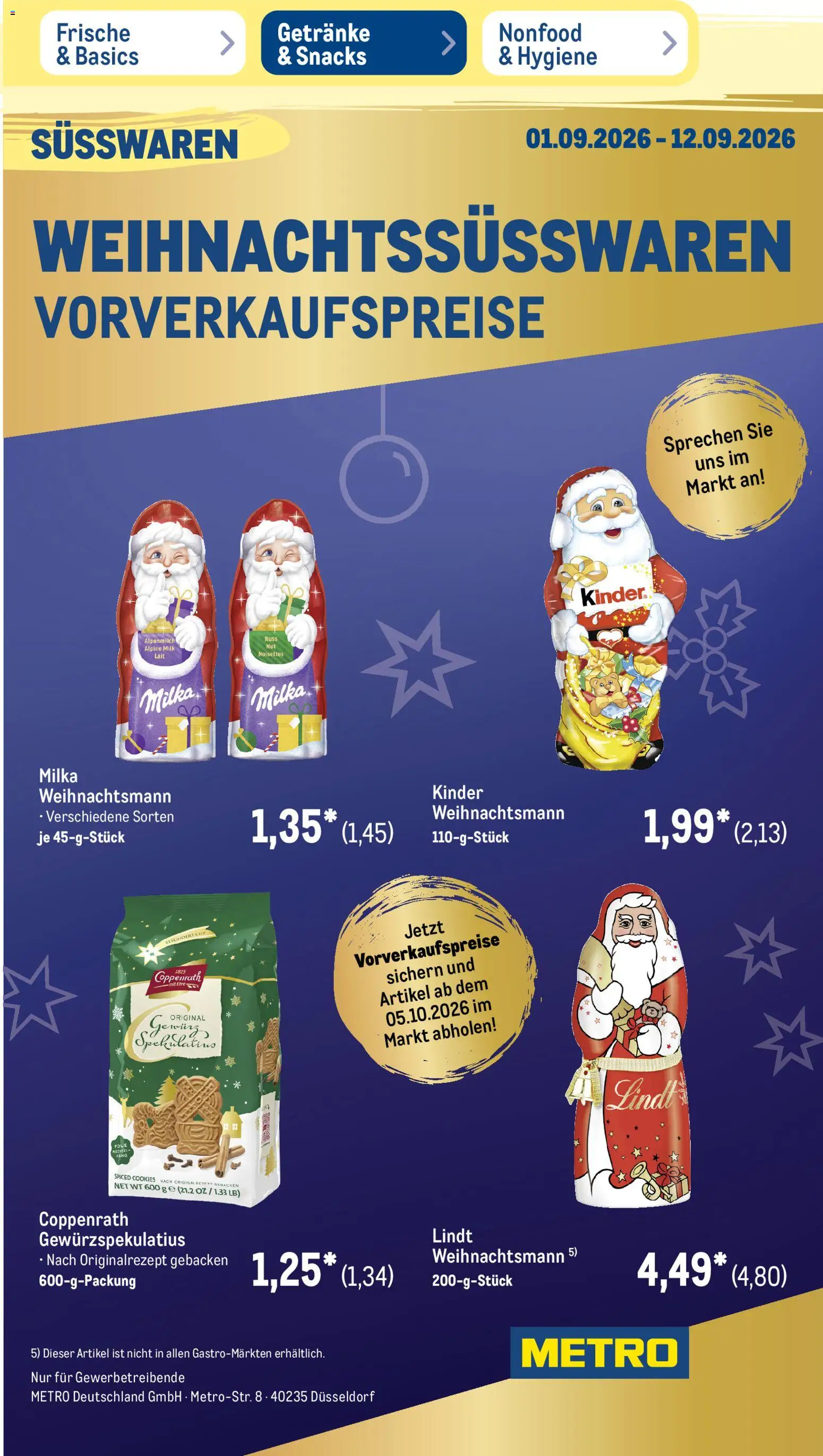Metro Prospekt Prospekt in Deutschland