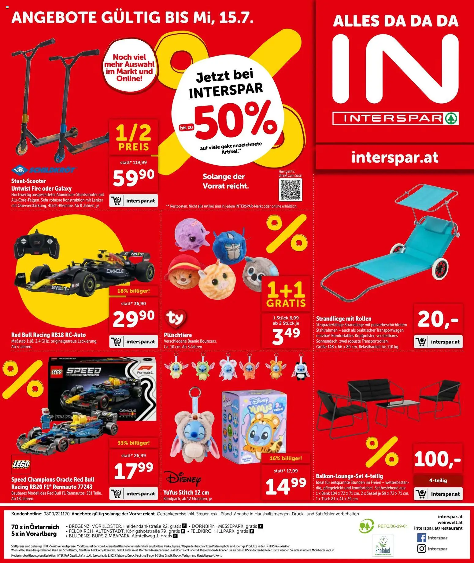 Die besten Angebote | Interspar - Flugblatt ab 25.06.2026 | - Jetzt stöbern! | Österreich