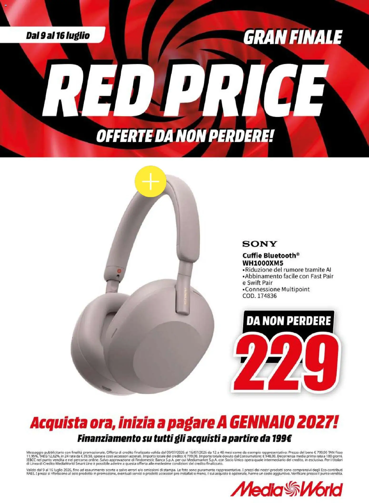 📣 Volantino Media World dal 📅 09/07/2026 - Scopri le offerte ora!🔥 | Italy
