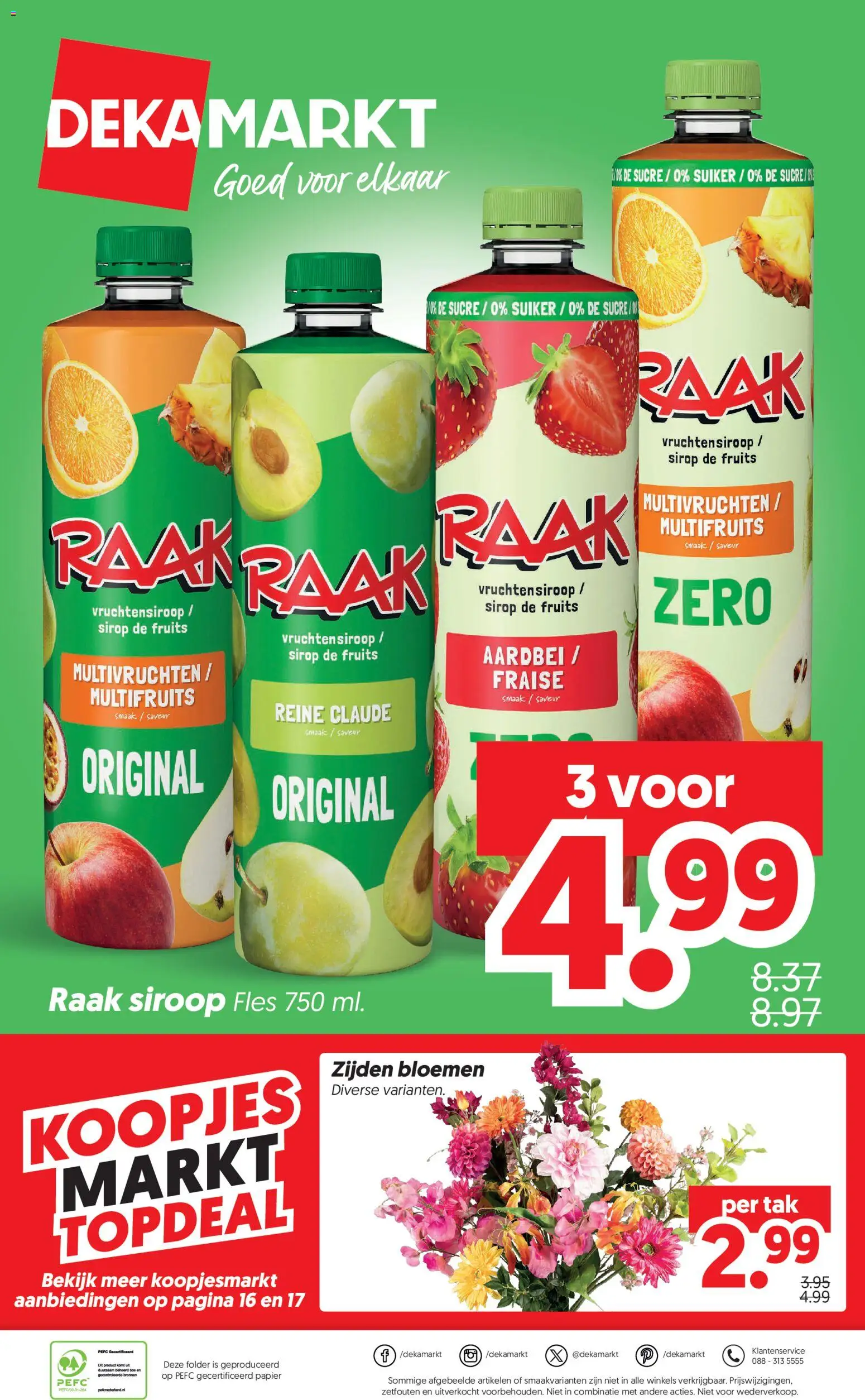 Dekamarkt folder Folder in Nederland