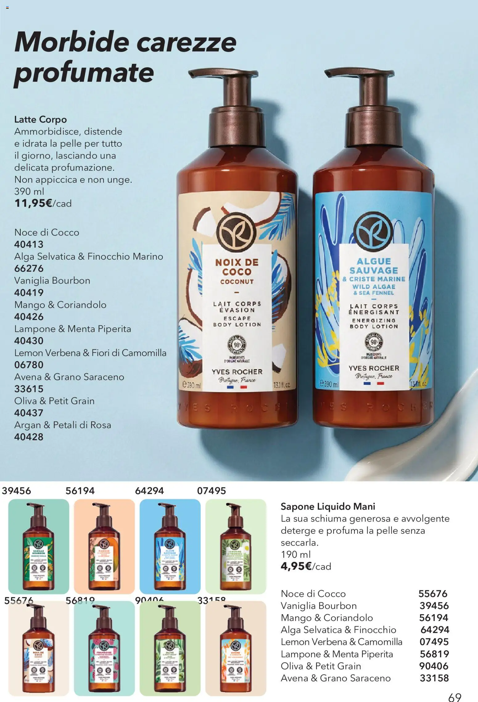 Yves Rocher catalogo 12 Volantino in Italy