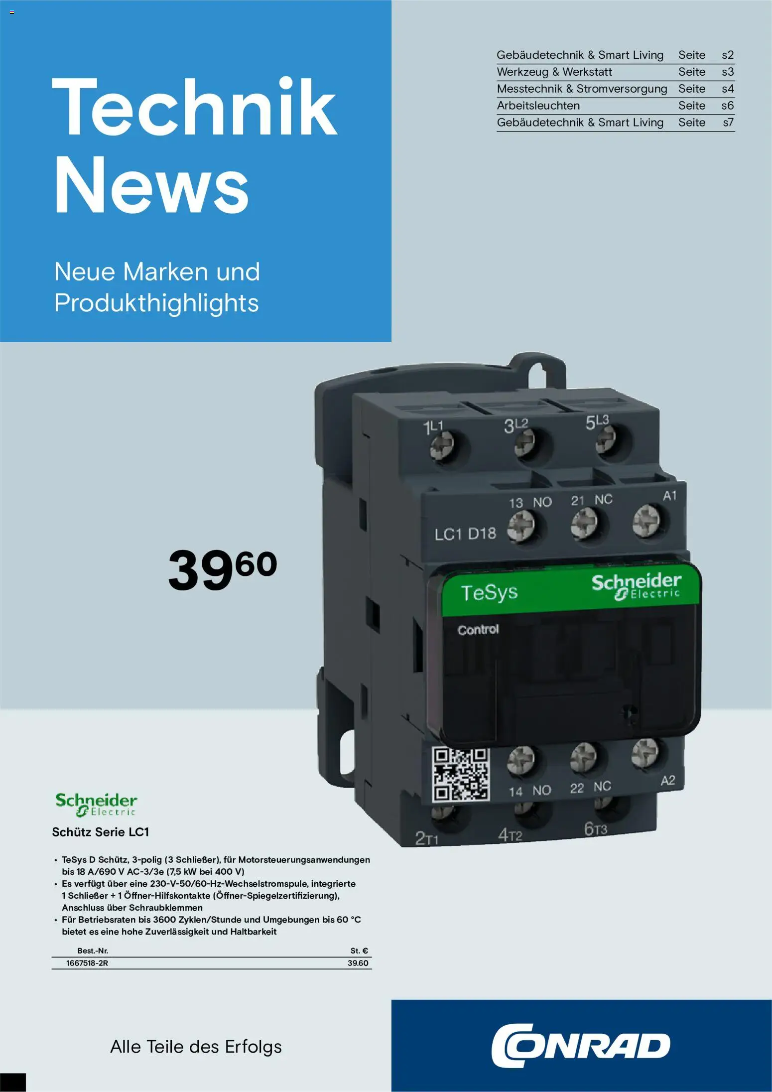 Conrad Technik News Flugblatt in Österreich