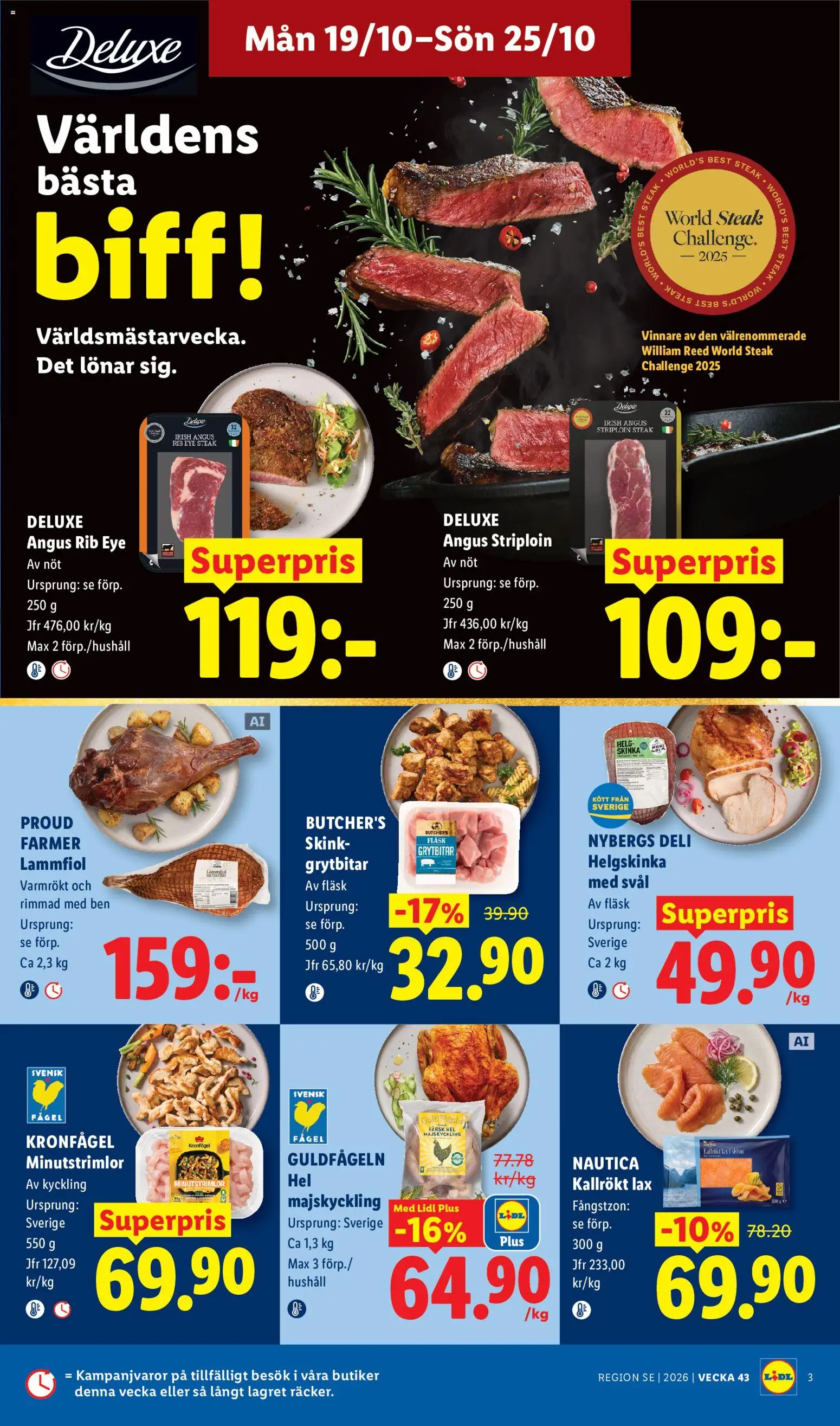 Lidl erbjudanden Reklamblad in Sverige