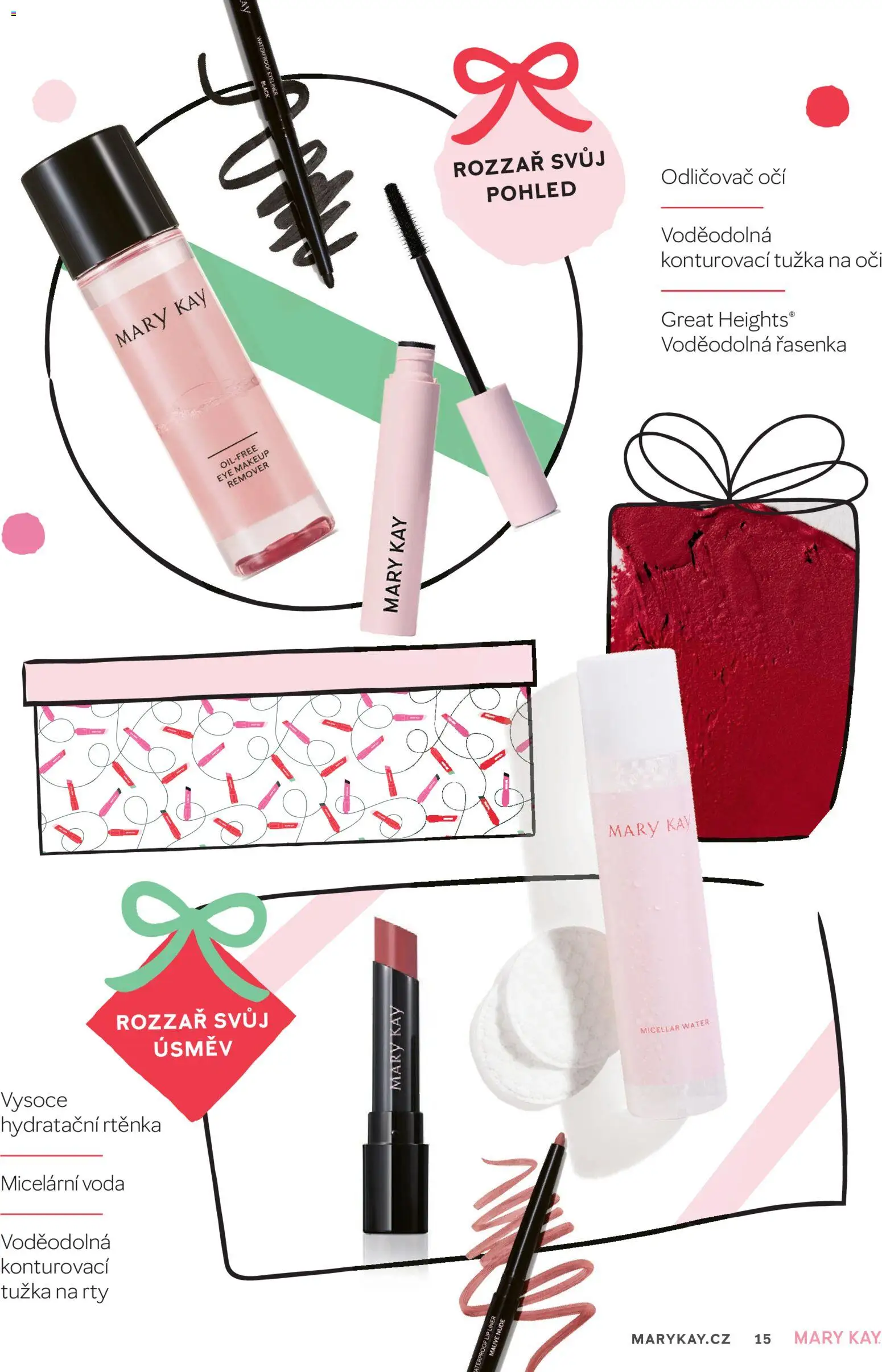 Mary Kay kniha o kráse Leták in Česko
