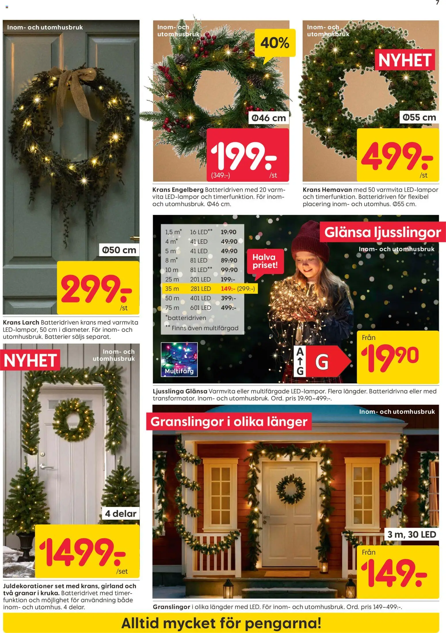 Rusta erbjudanden Reklamblad in Sverige