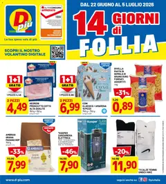 D Più D Più volantino
