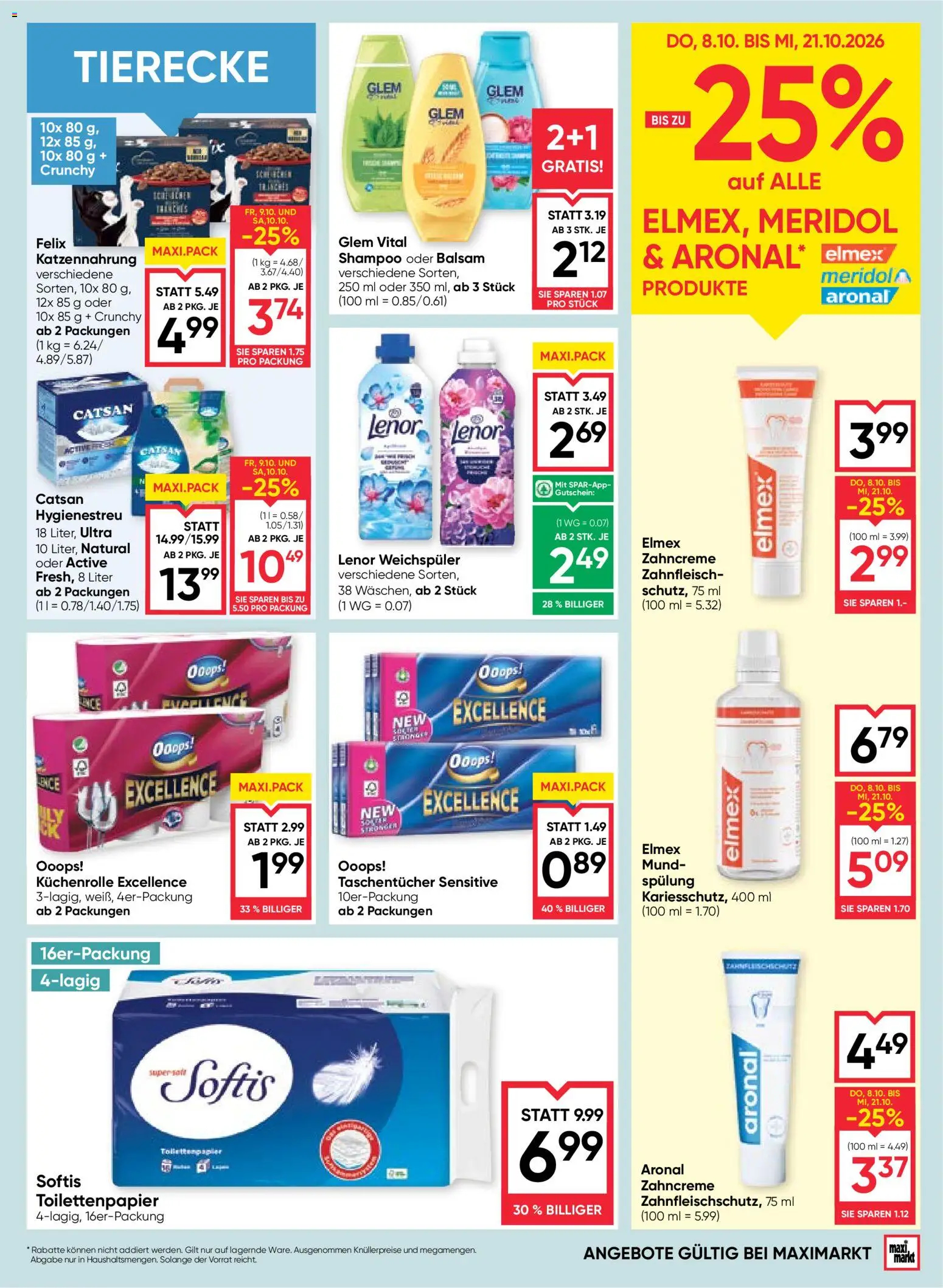 Maximarkt Flugblatt Flugblatt in Österreich