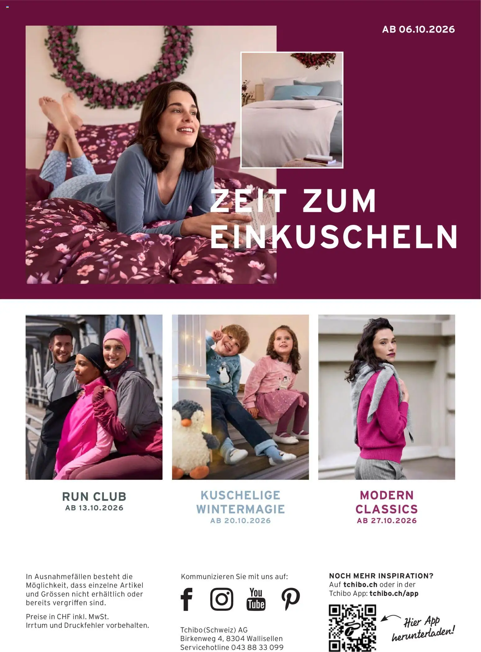 Tchibo aktionen Prospekt in Schweiz