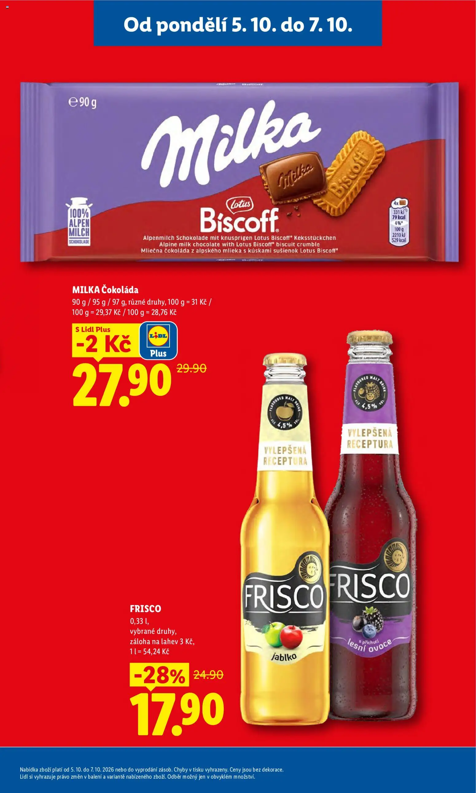 Lidl leták Leták in Česko