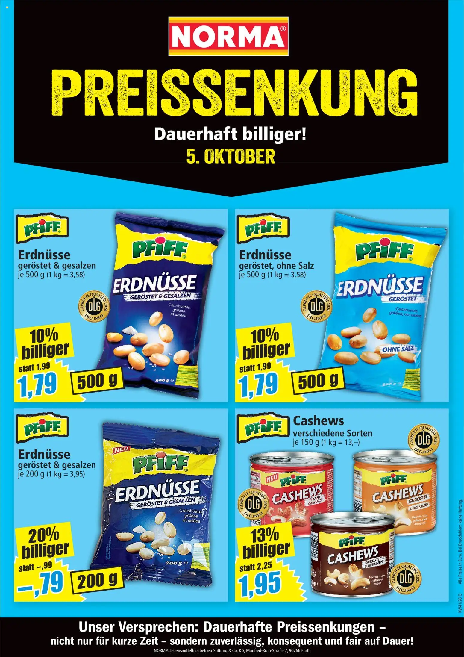 Norma Prospekt Prospekt in Deutschland