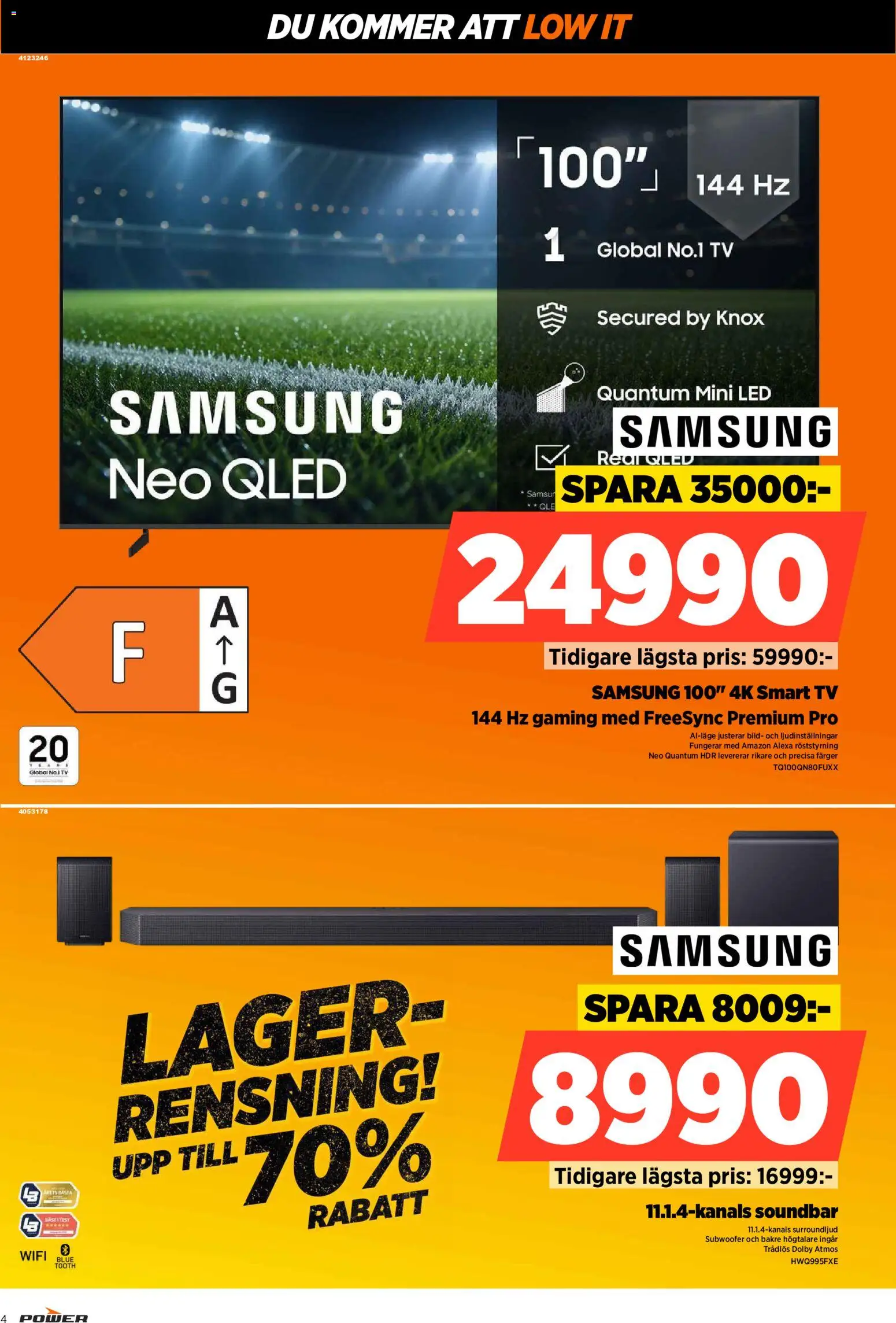 Power erbjudanden Reklamblad in Sverige