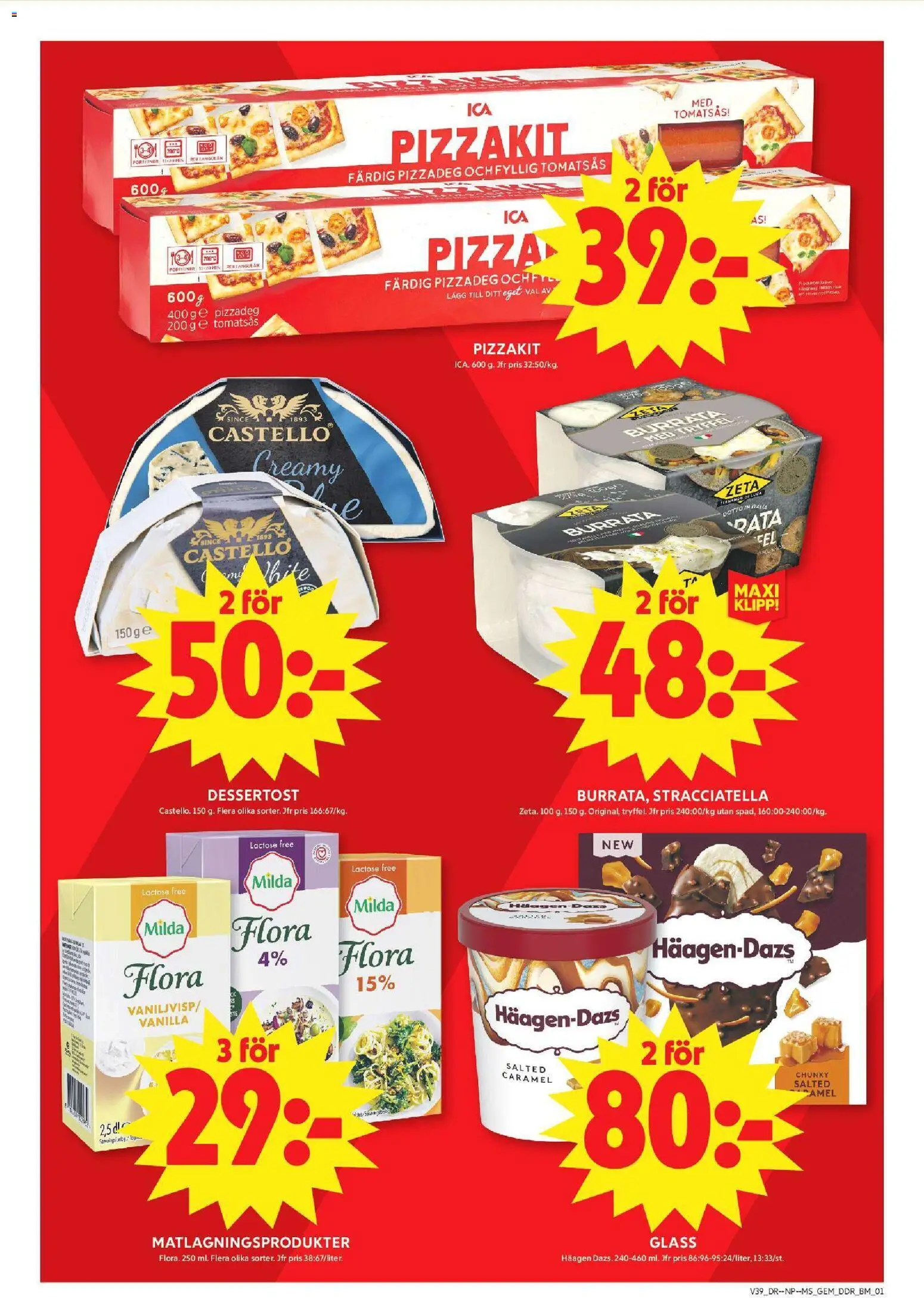 ICA Maxi erbjudanden Reklamblad in Sverige